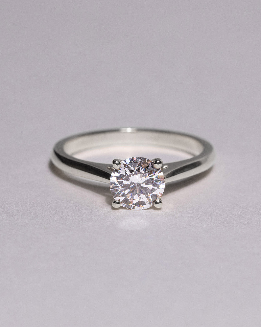18ct White Gold Astar 1ct Lab Grown Diamond Ring