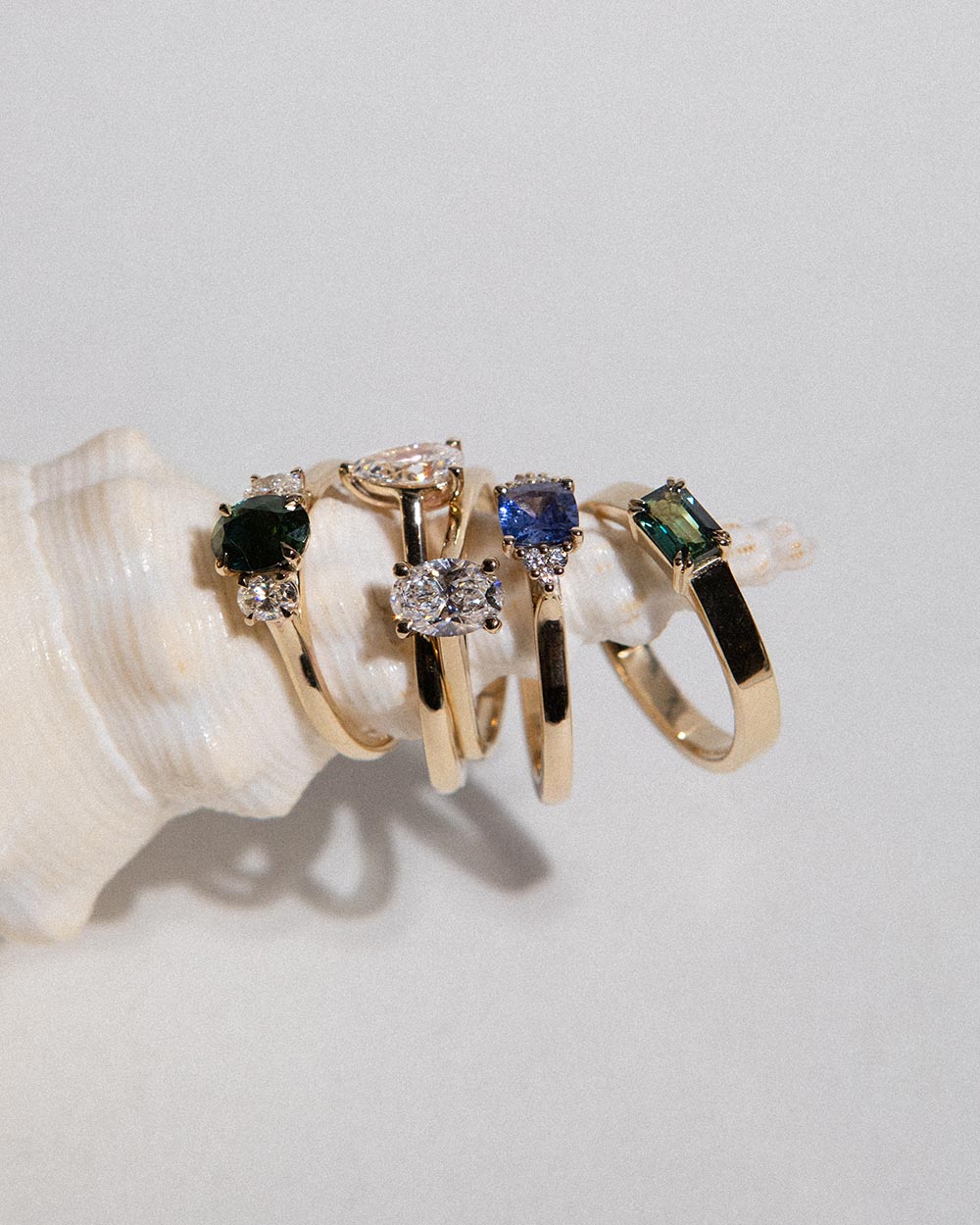 Fleur 0.58ct Sapphire Ring