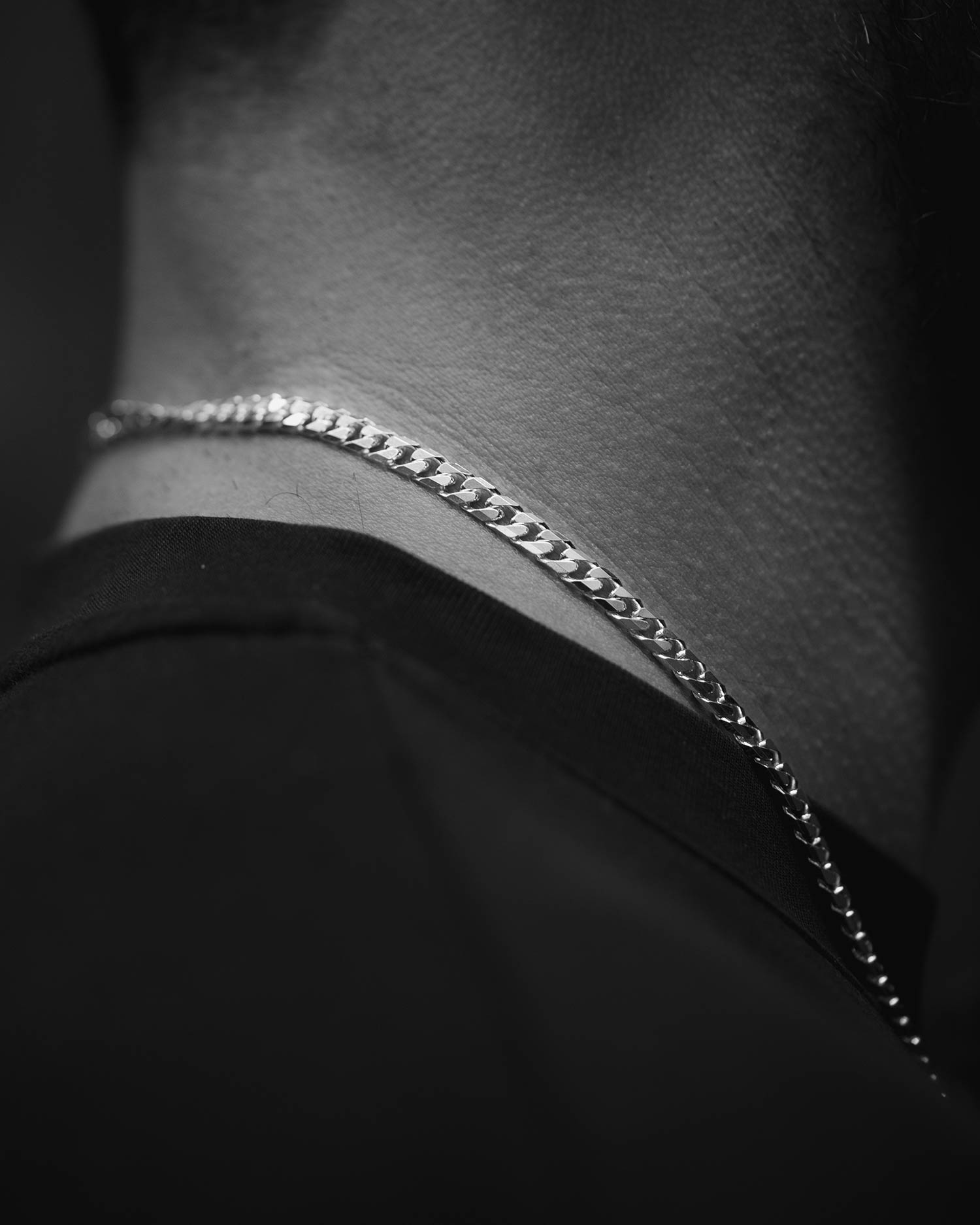 Heavy Curb Chain Necklace