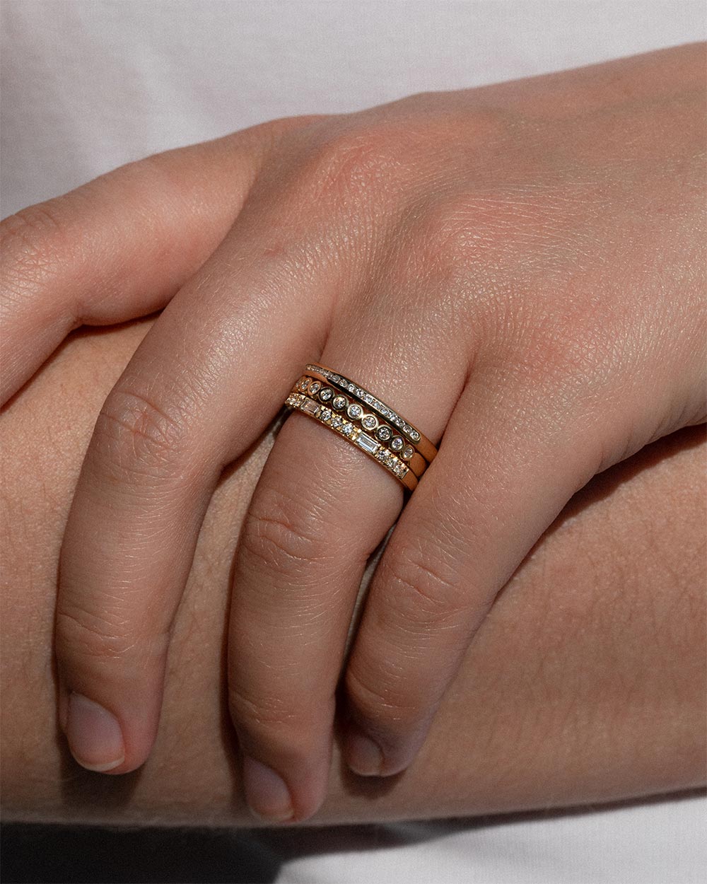 Dual Cut Diamond Ring