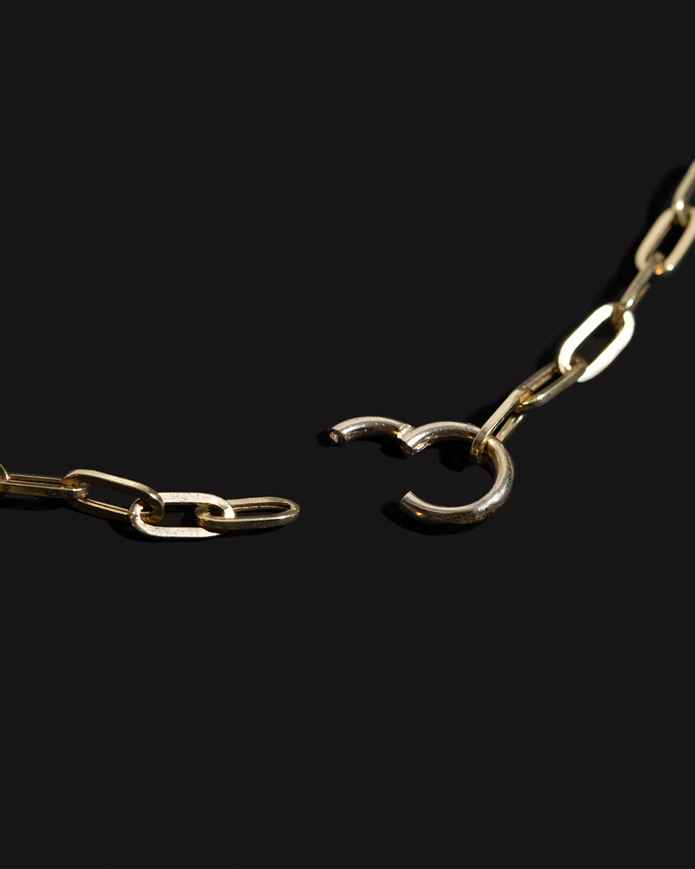 Paper Chain Charm Necklace