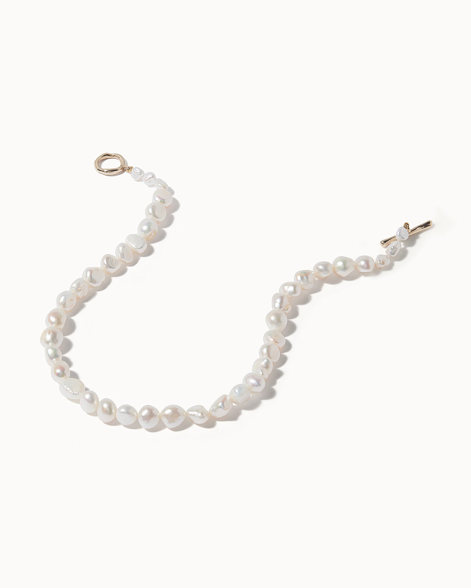 Baroque Pearl Necklace and Bracelet Set