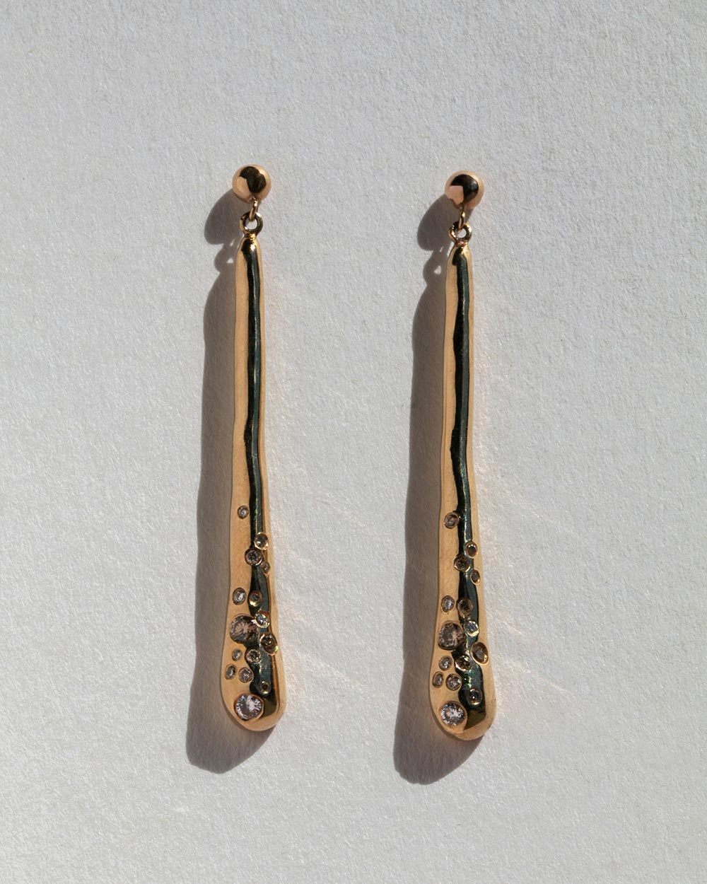 Celestial Diamond Drop Earrings
