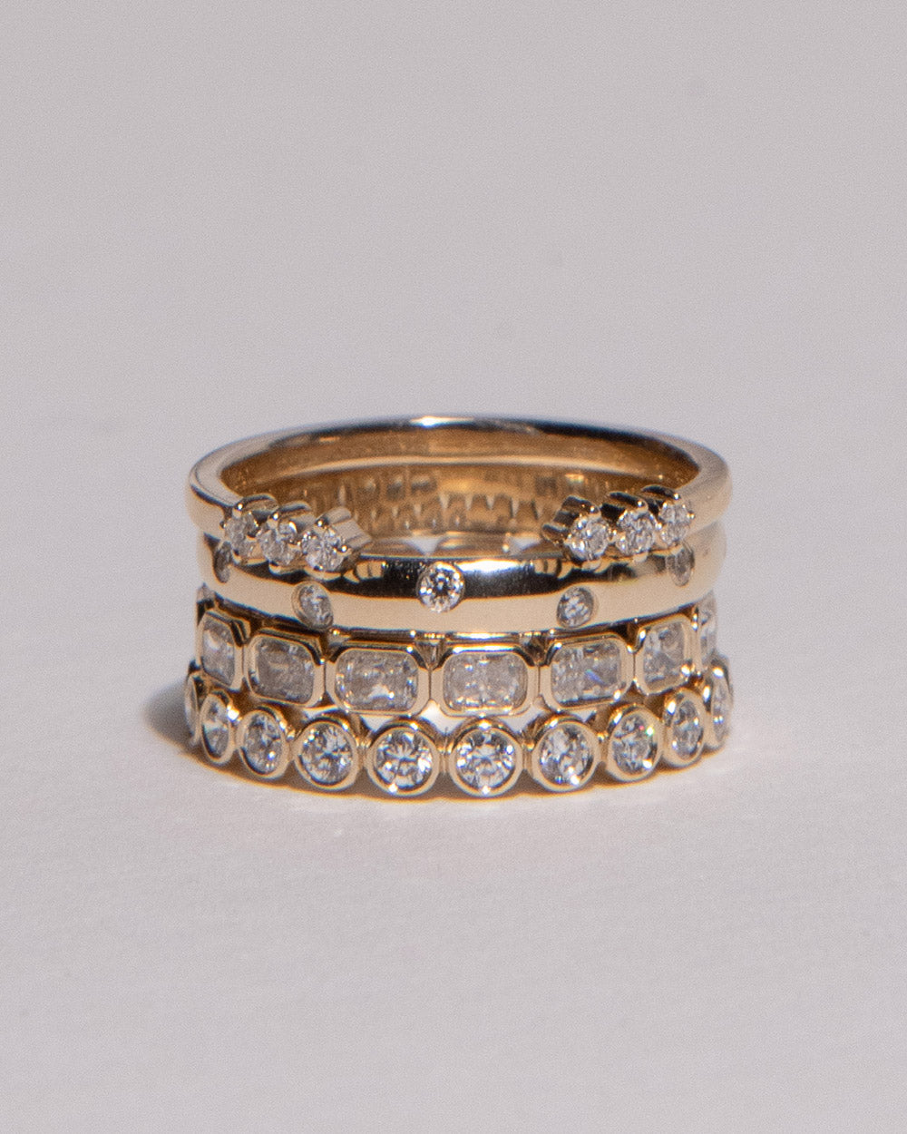 Bezel Diamond Eternity Ring