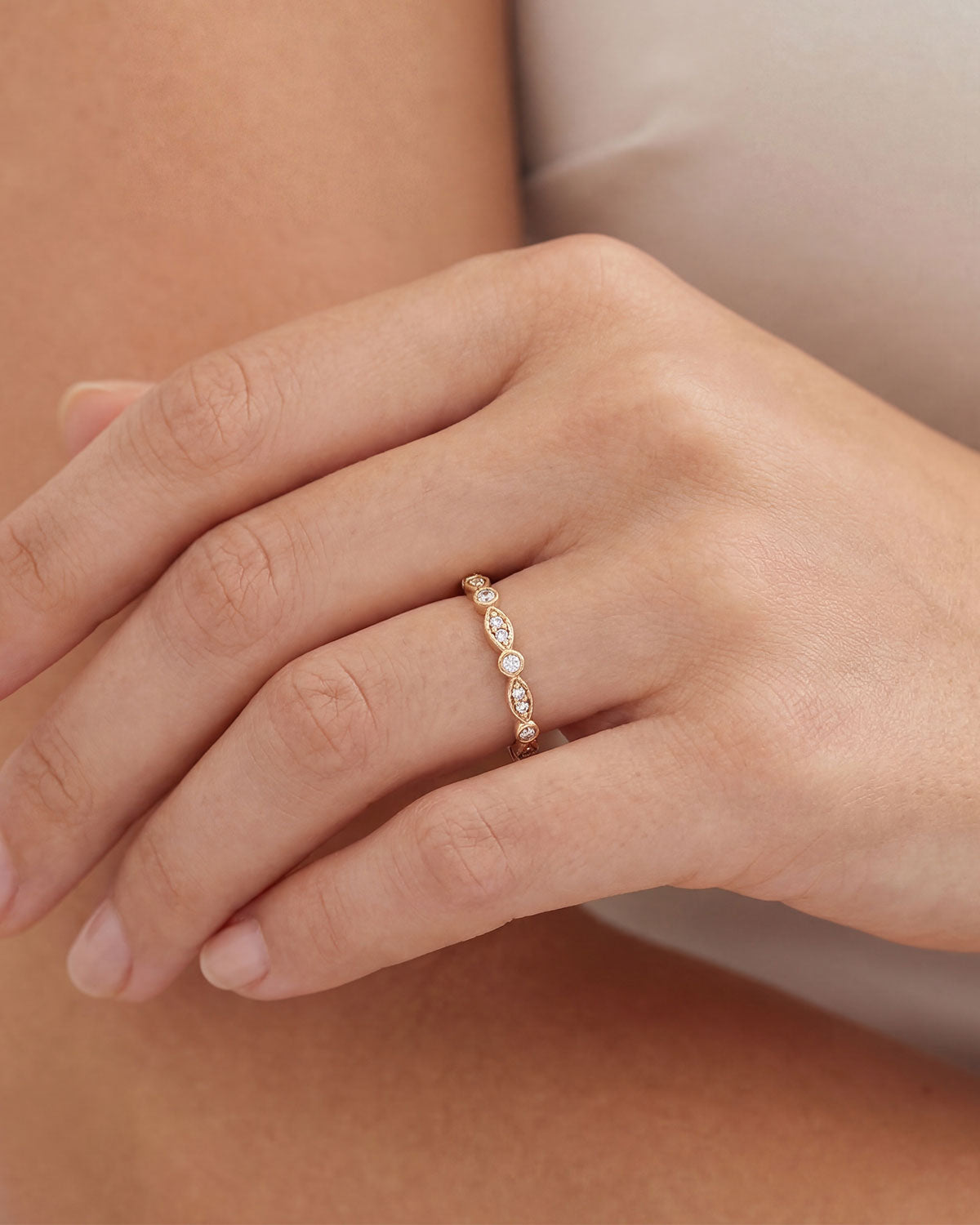 Dual Set Diamond Ring