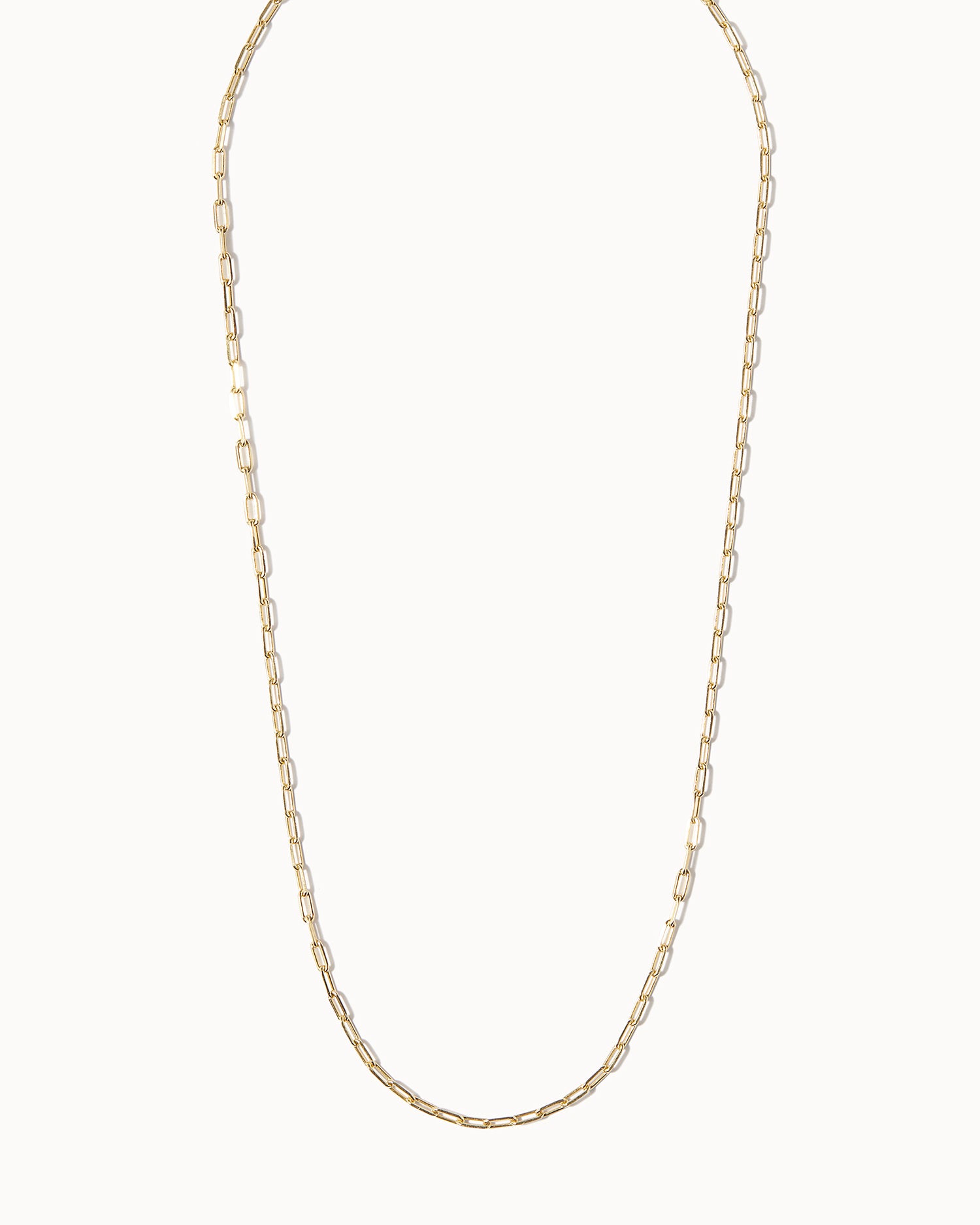 Maya Magal London 18ct gold plated paper chain layering necklace