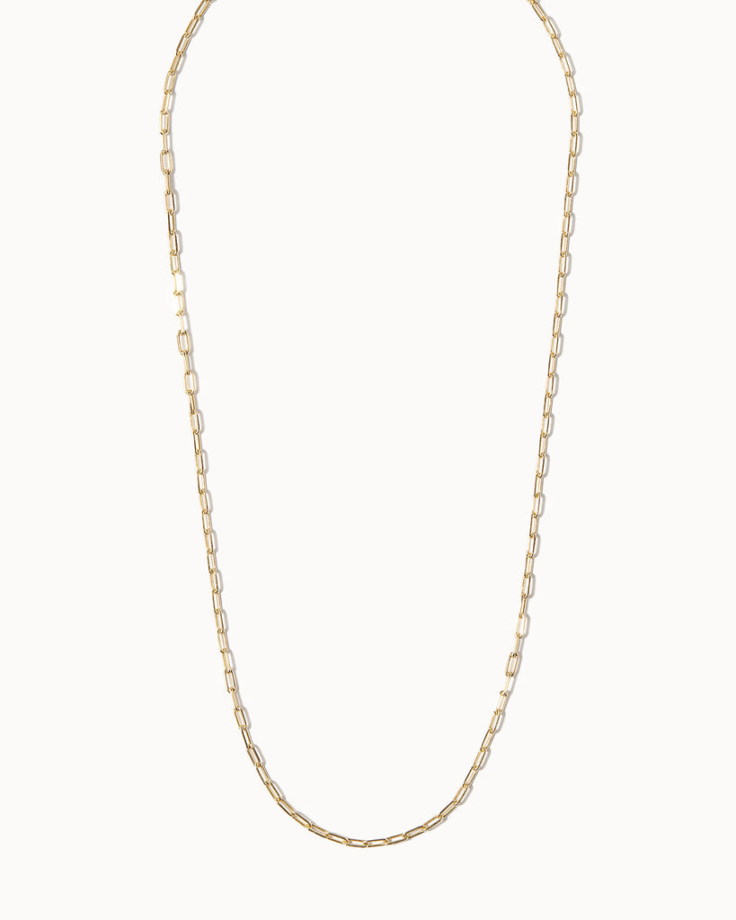 Maya Magal London 18ct gold plated paper chain layering necklace