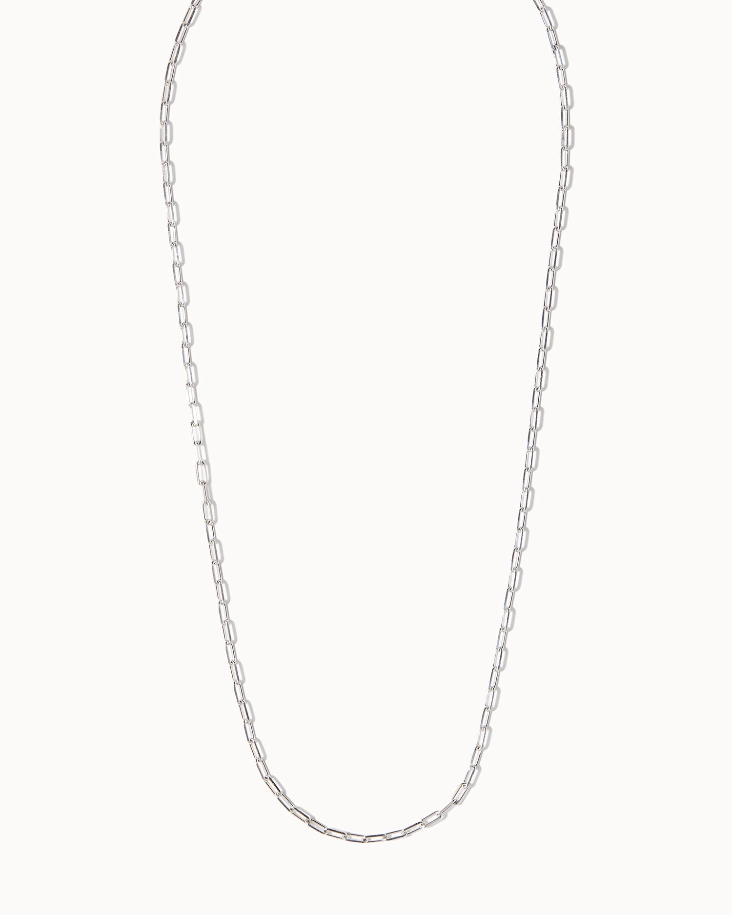 Maya Magal Jewellery sterling silver paper chain layering necklace
