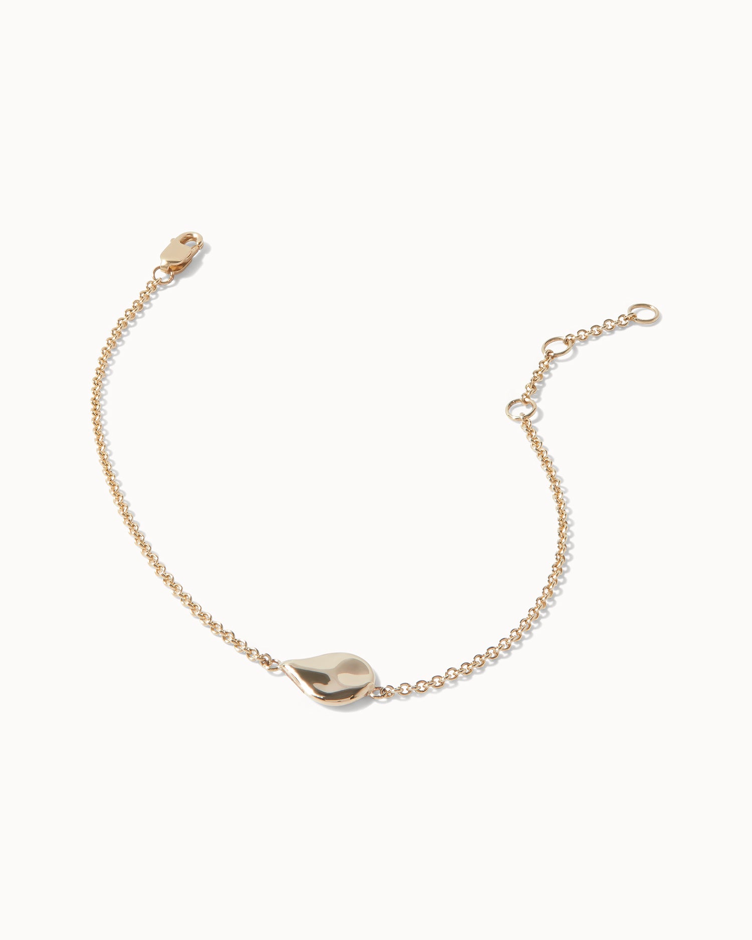 Engravable Drop Charm Bracelet