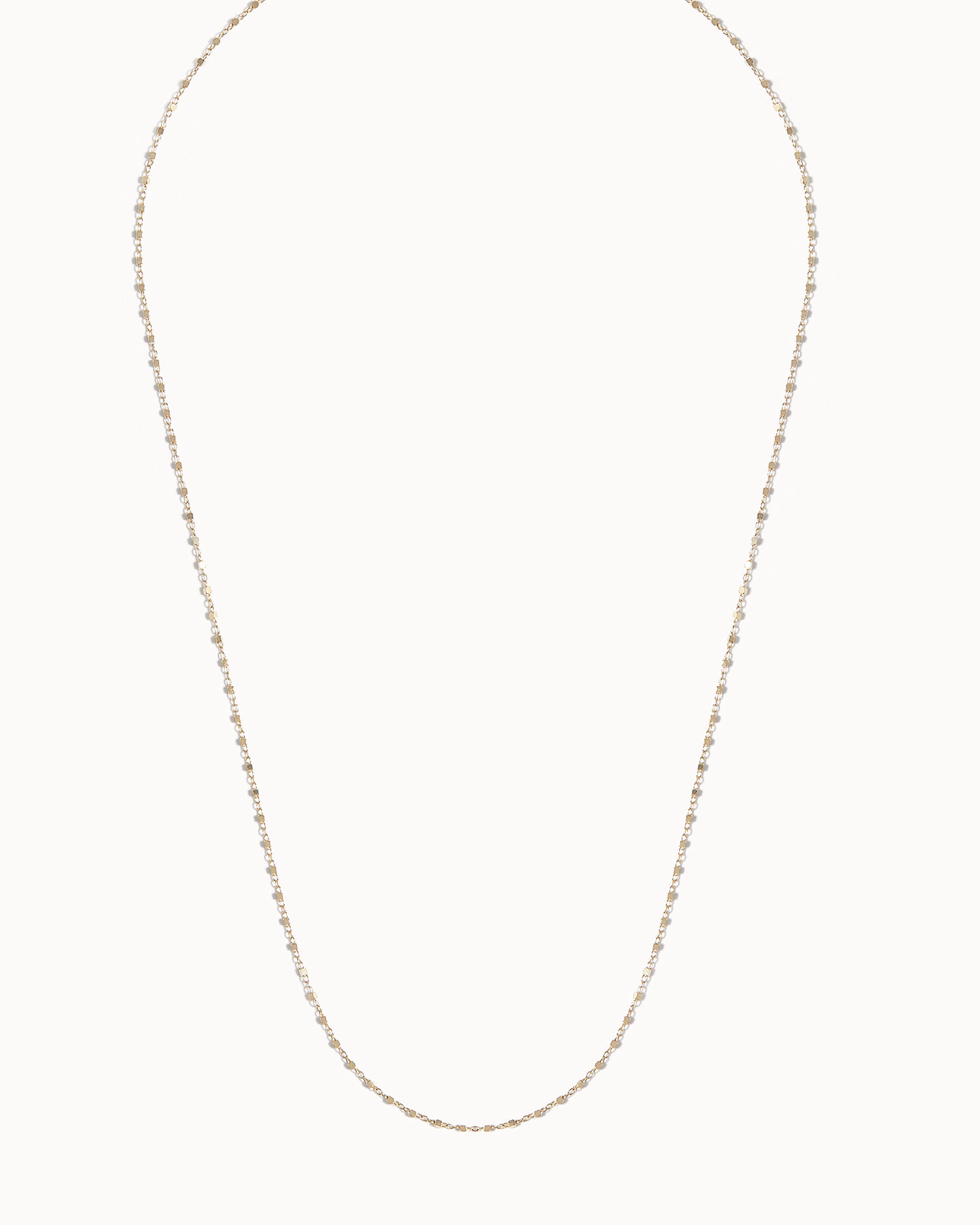 Solid Gold Trace and Cube Chain