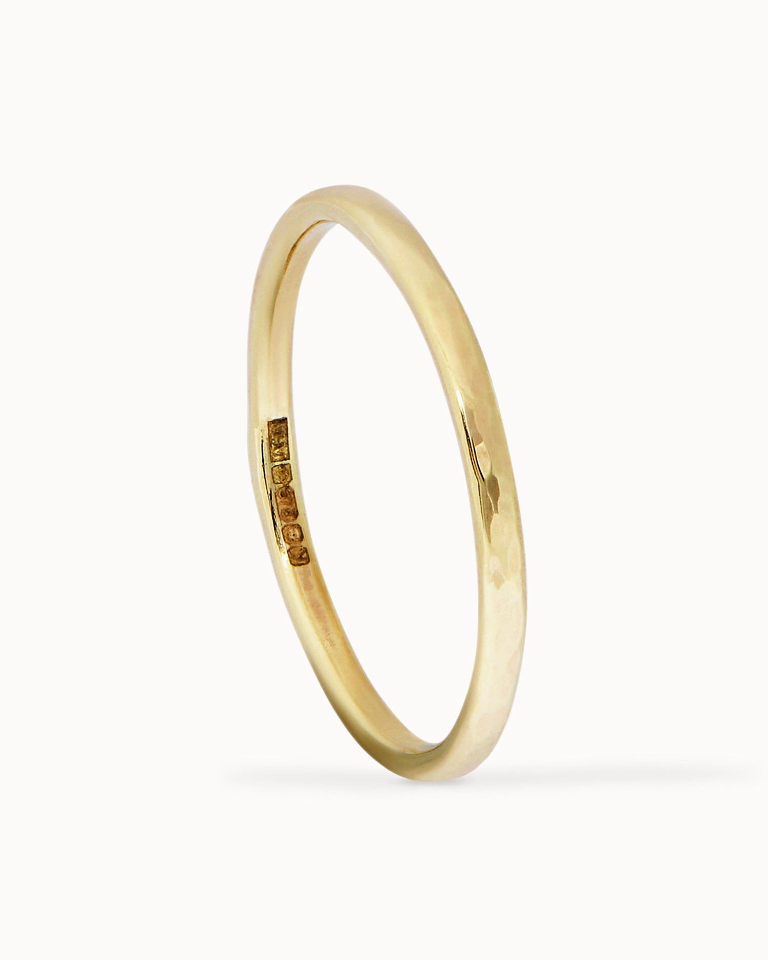 Solid Gold Beaten Band