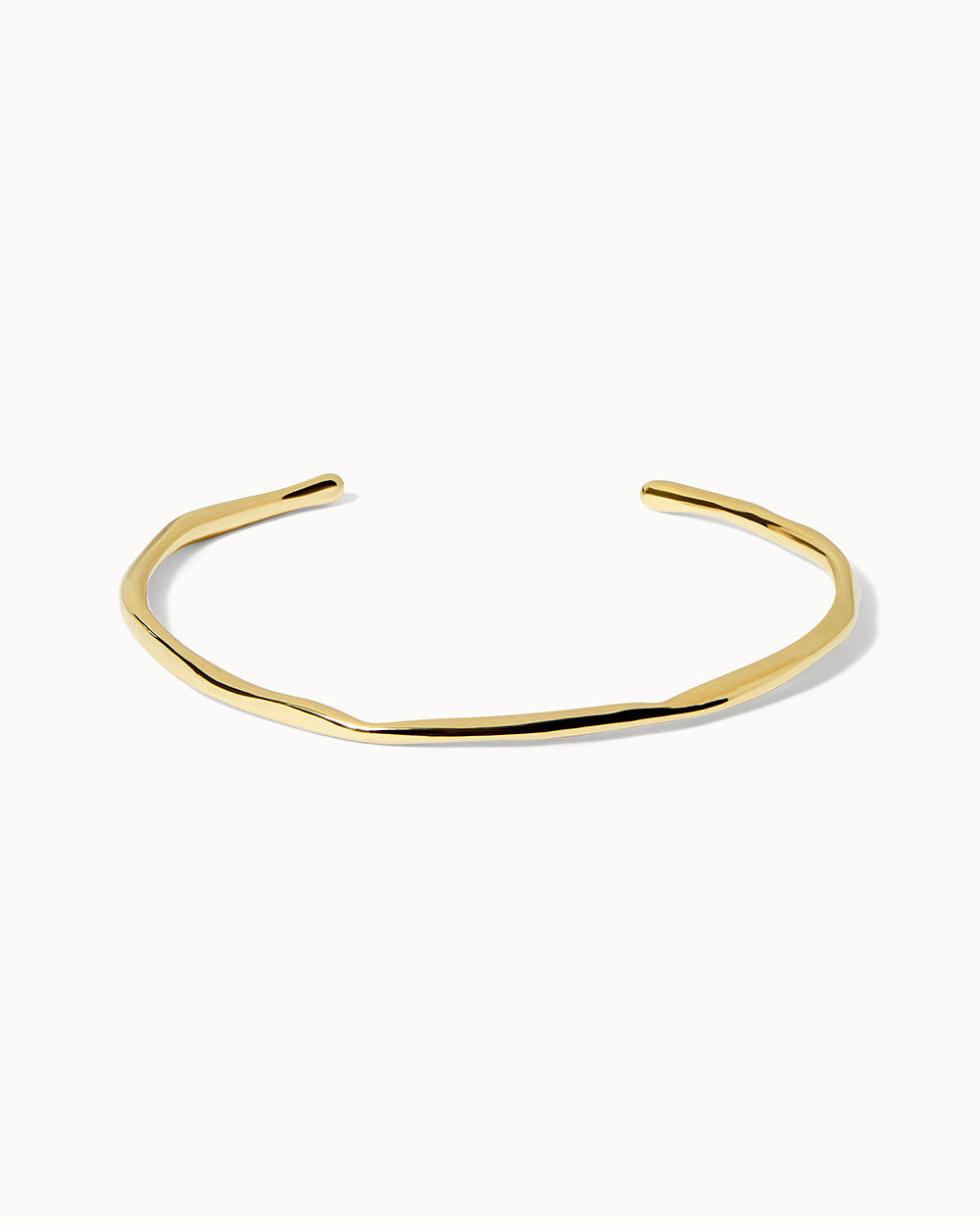 Solid Gold Lava Bangle