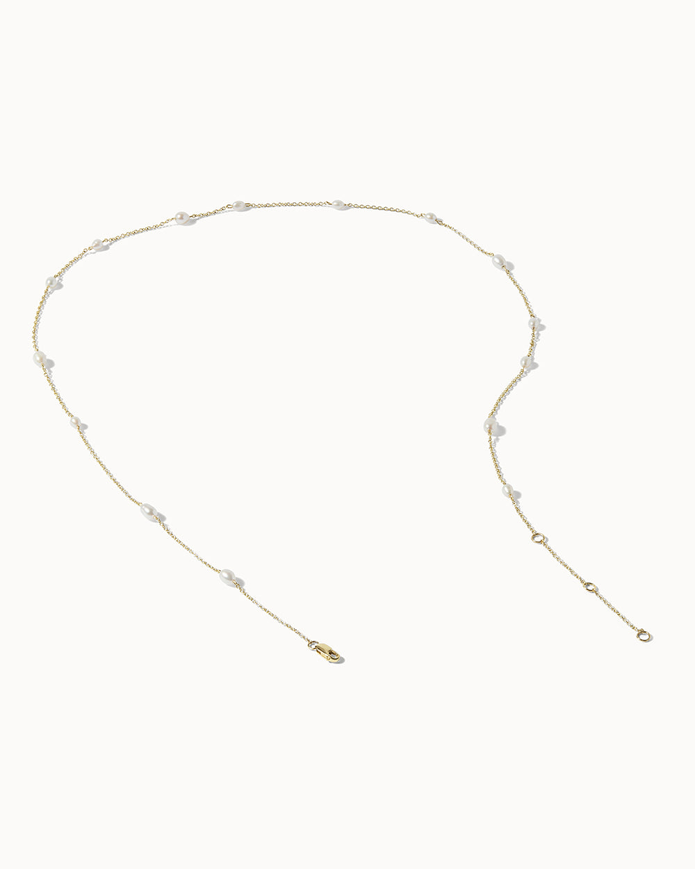 Solid Gold Pearl Wrapped Bracelet