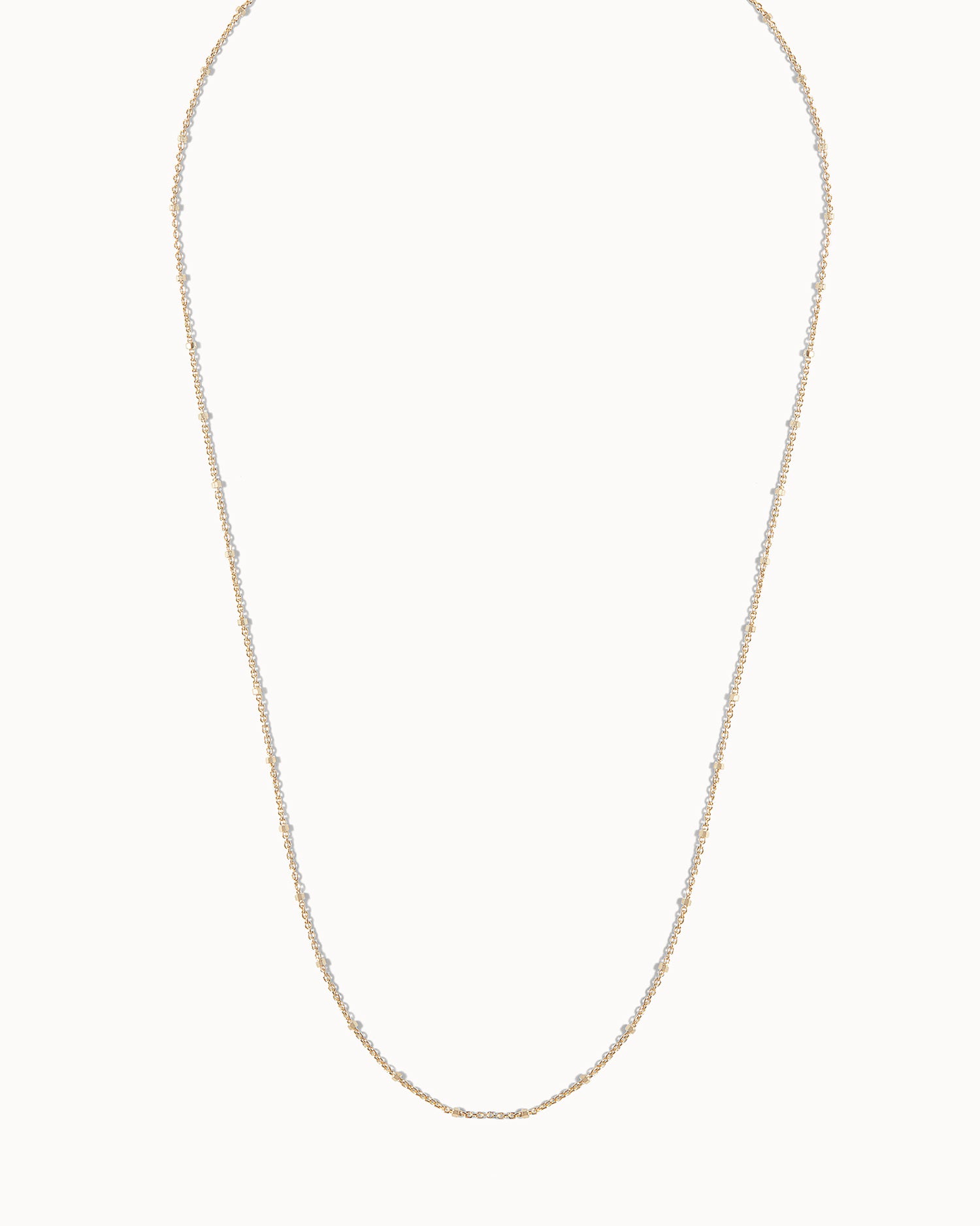 Maya magal london trace and cube layering chain necklace in 18ct gold plate over sterling silver