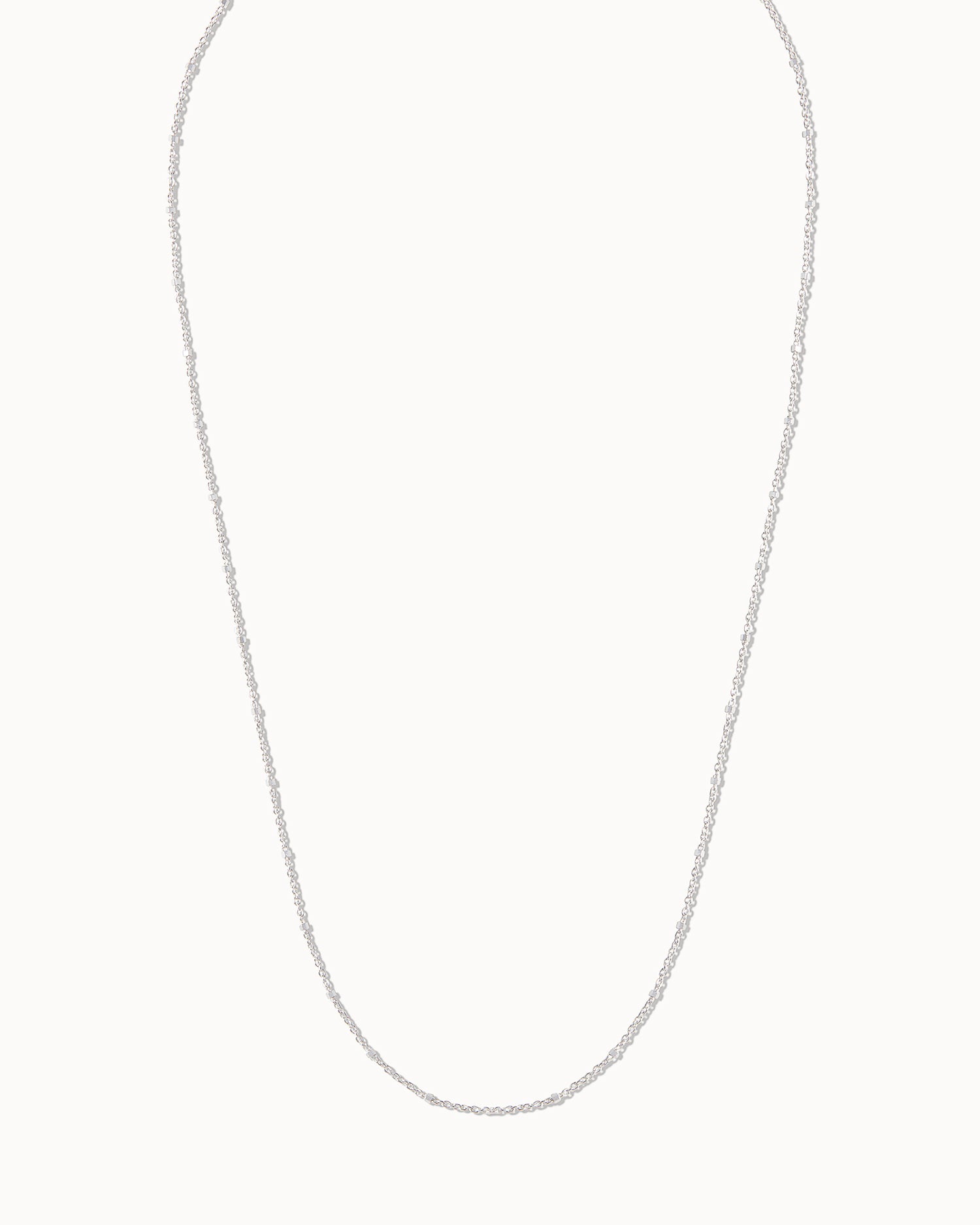 Sterling silver trace and cube chain necklace by maya magal jewellery