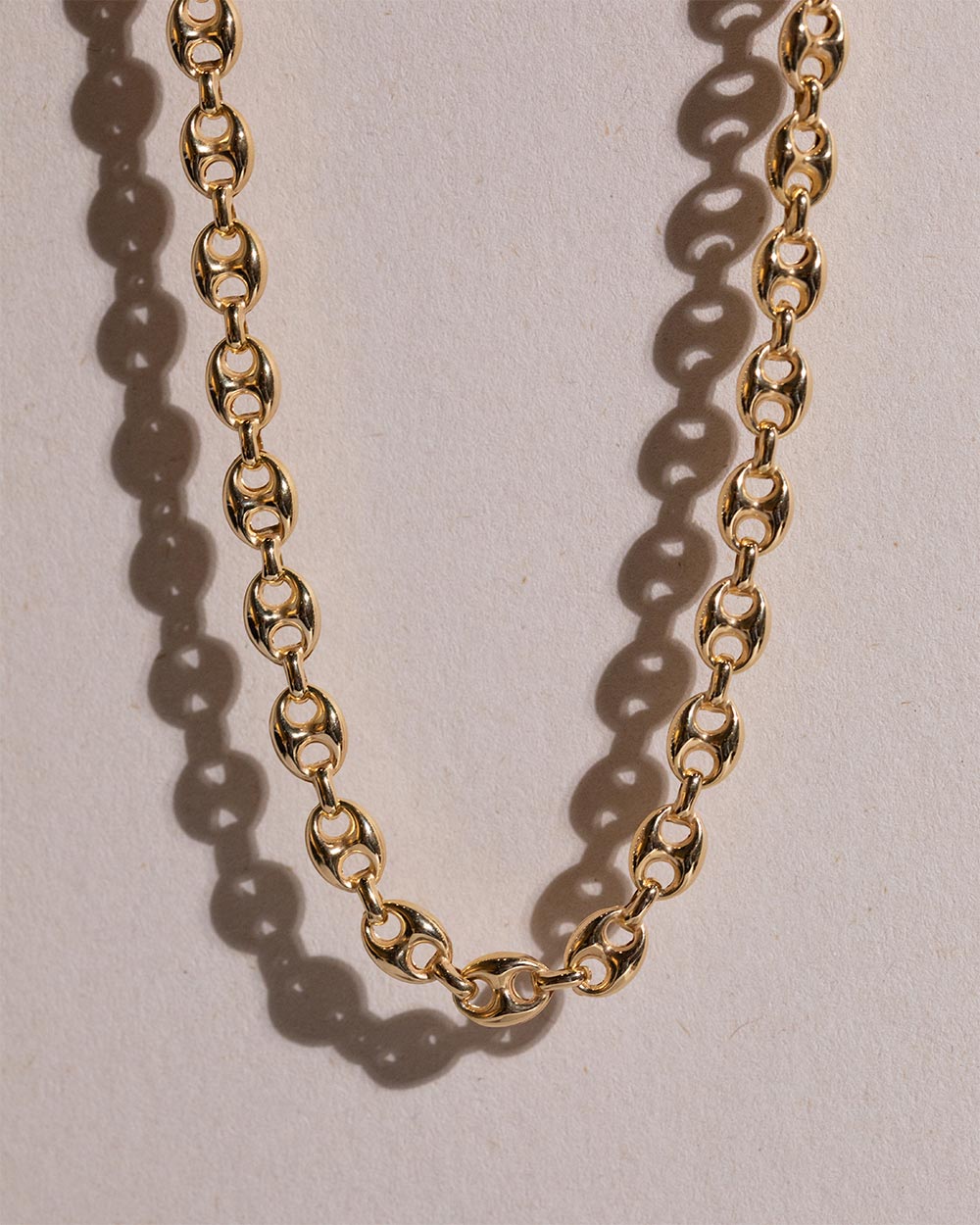 Solid Gold Anchor Chain