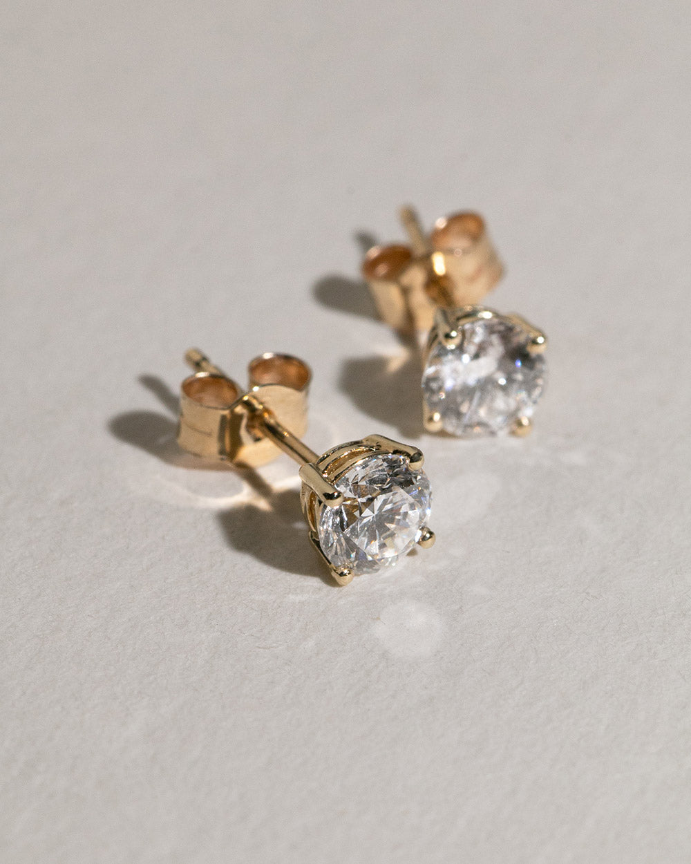 Astar Lab Grown Diamond Stud Earrings