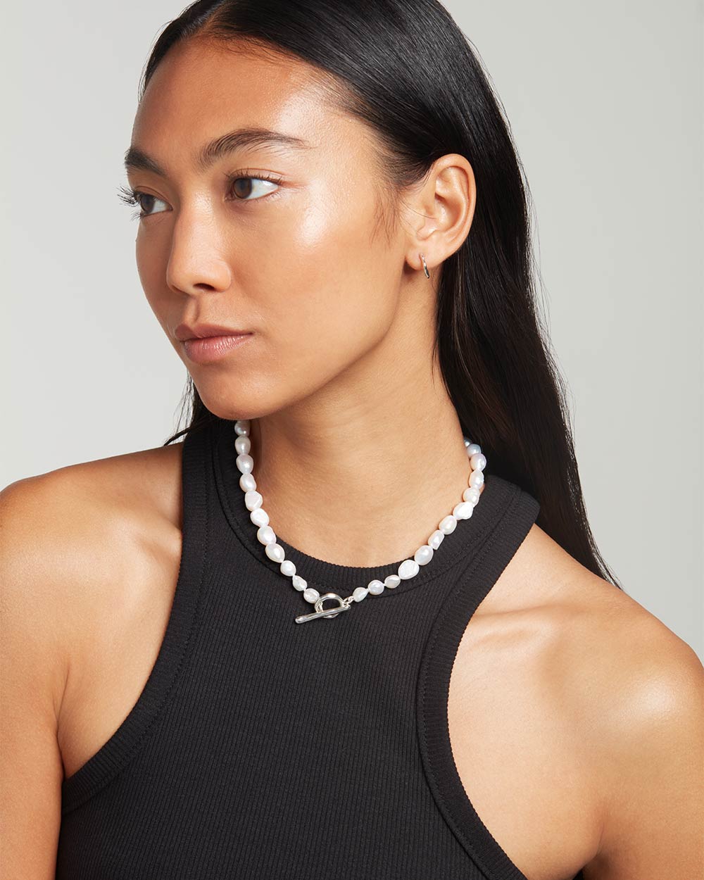 Baroque Pearl Necklace and Bracelet Set