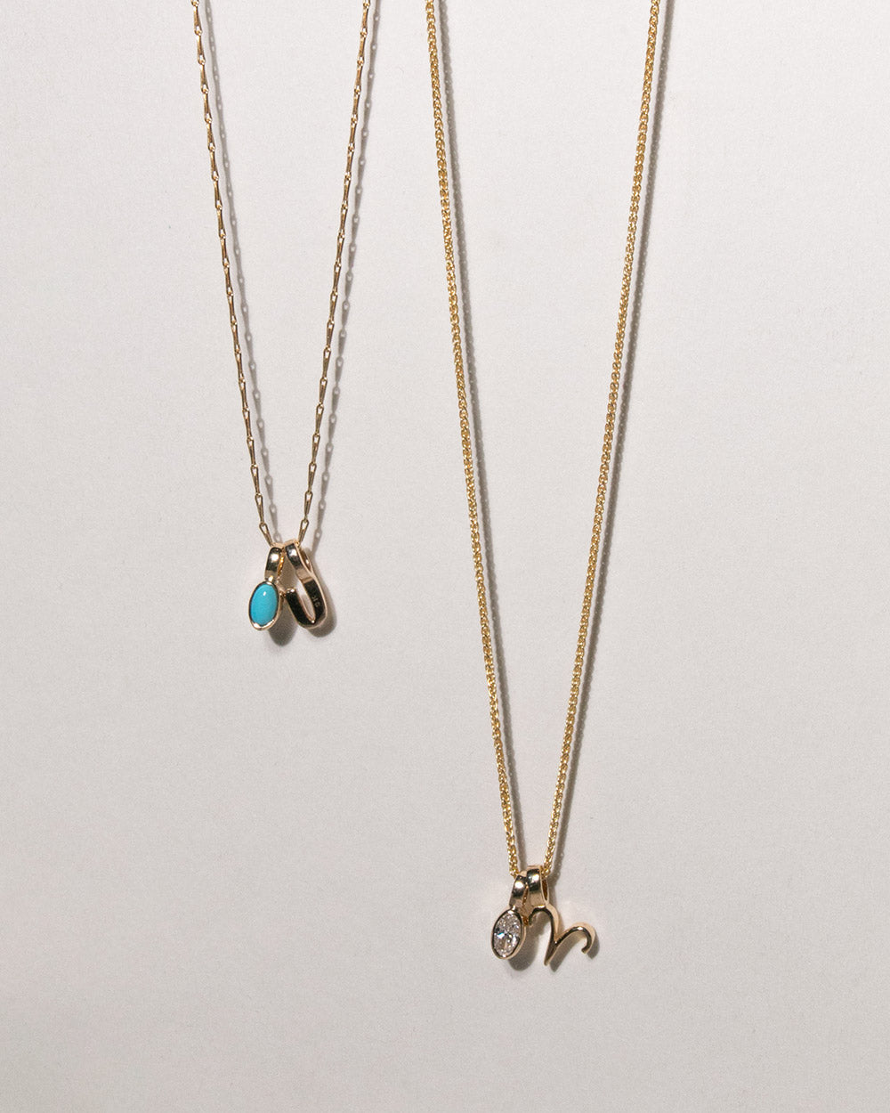 Solid Gold Spiga Chain Necklace