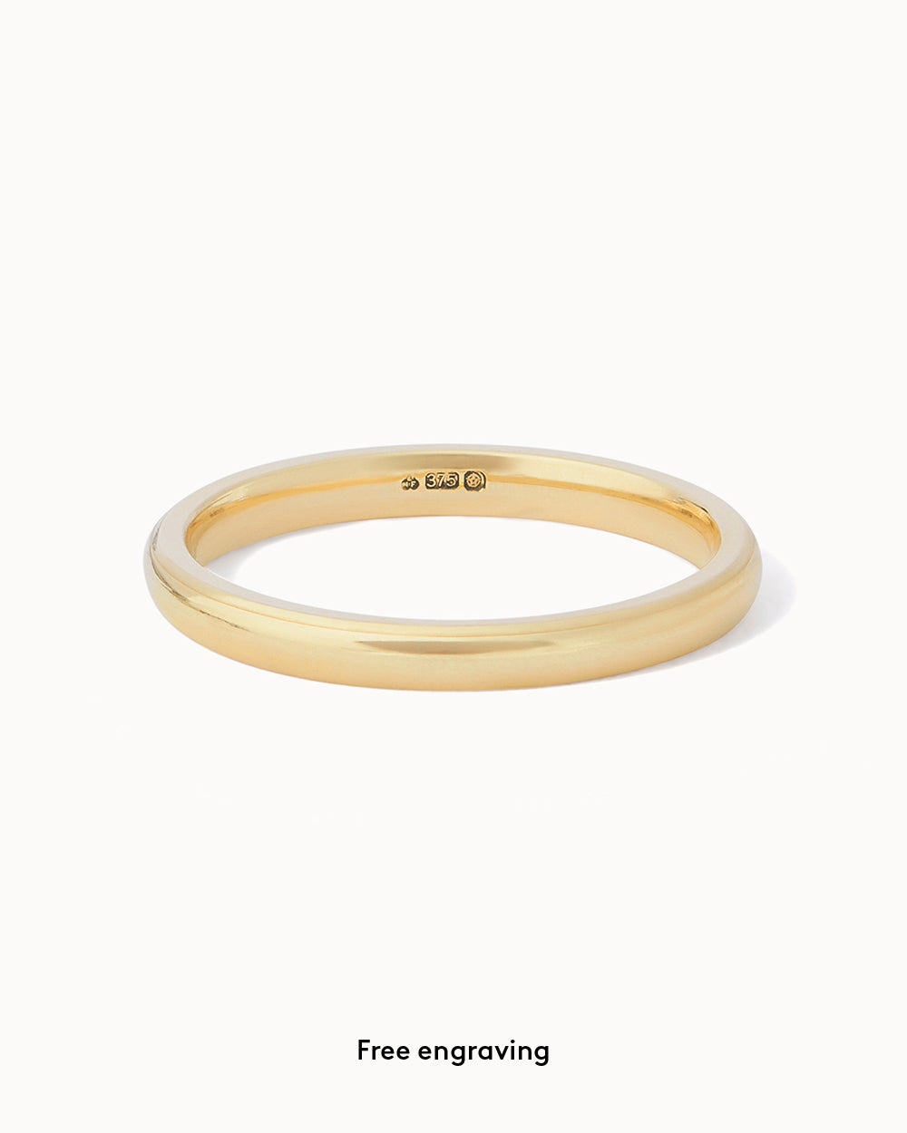 18ct Yellow Gold Classic Ring - 2mm Band