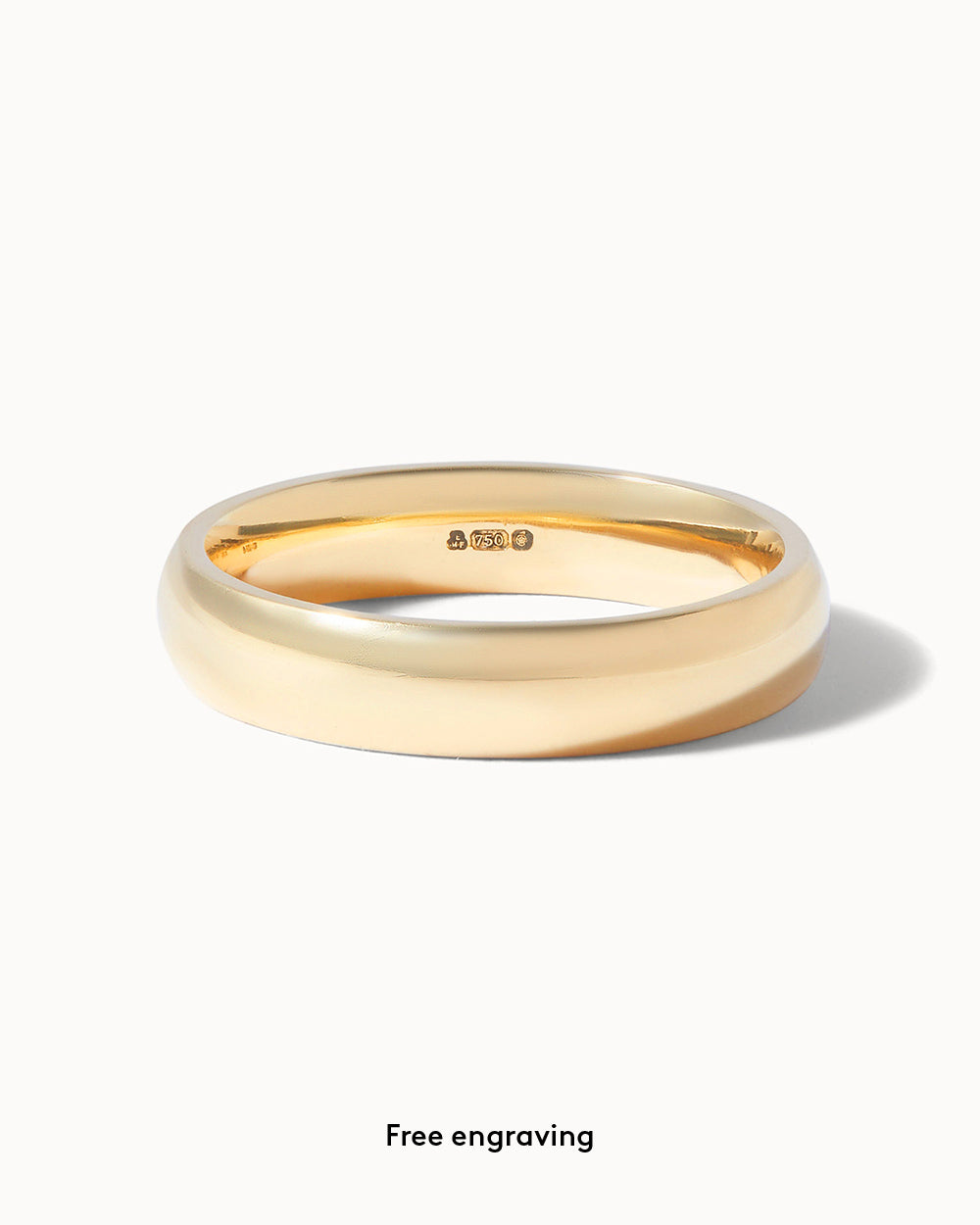 18ct Yellow Gold Classic Ring - 4mm Band