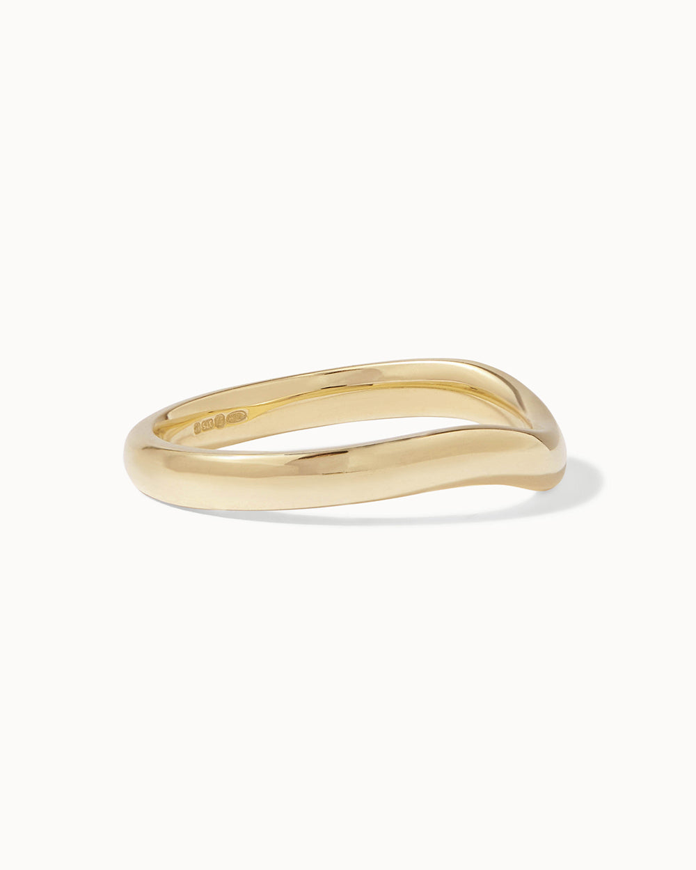 9ct Yellow Gold Contour Ring