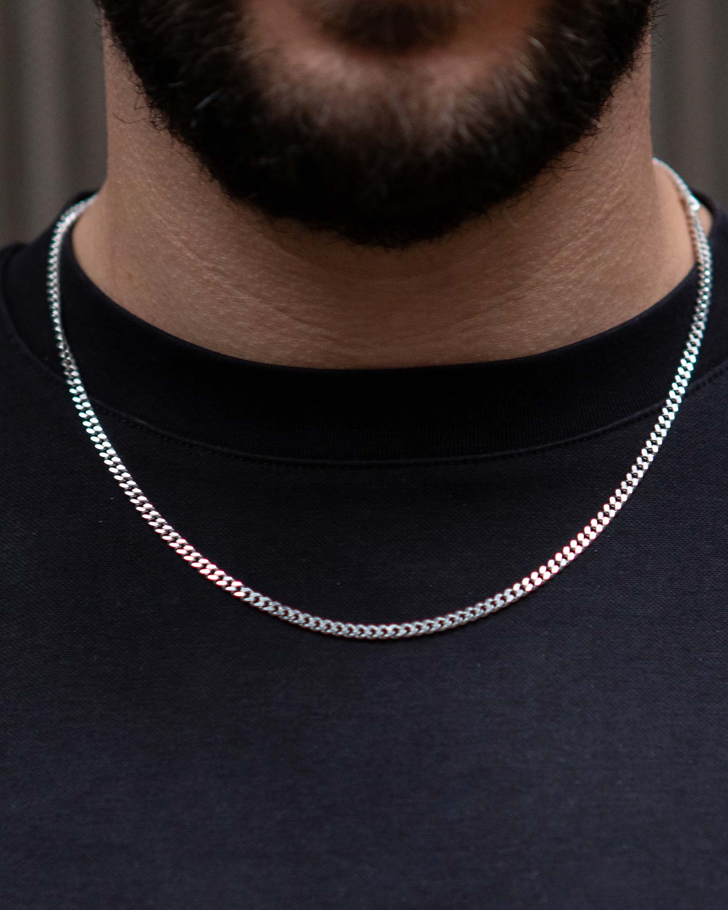 Heavy Curb Chain Necklace