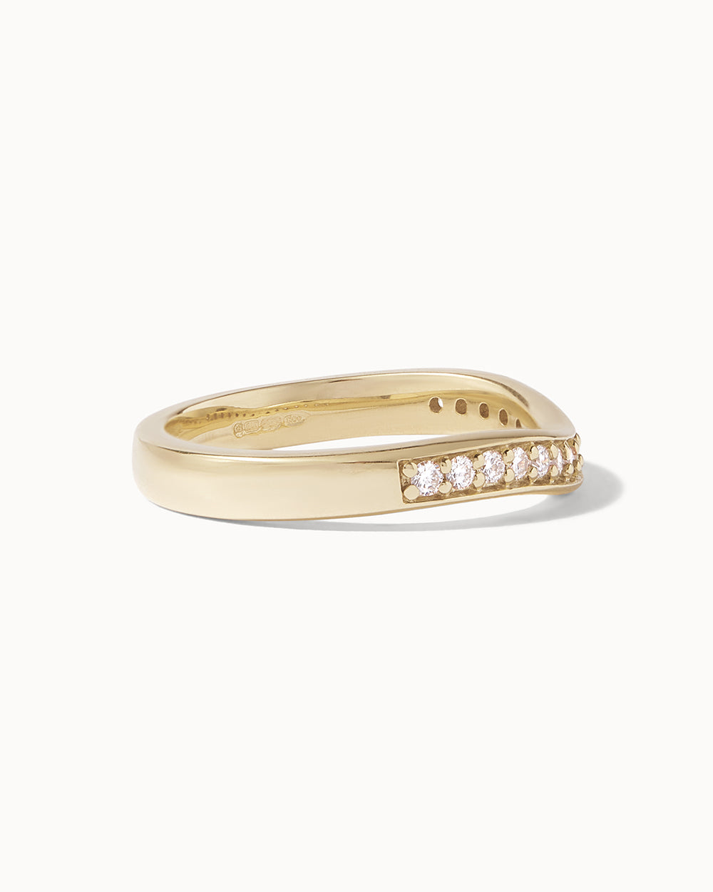 Diamond Contour Ring
