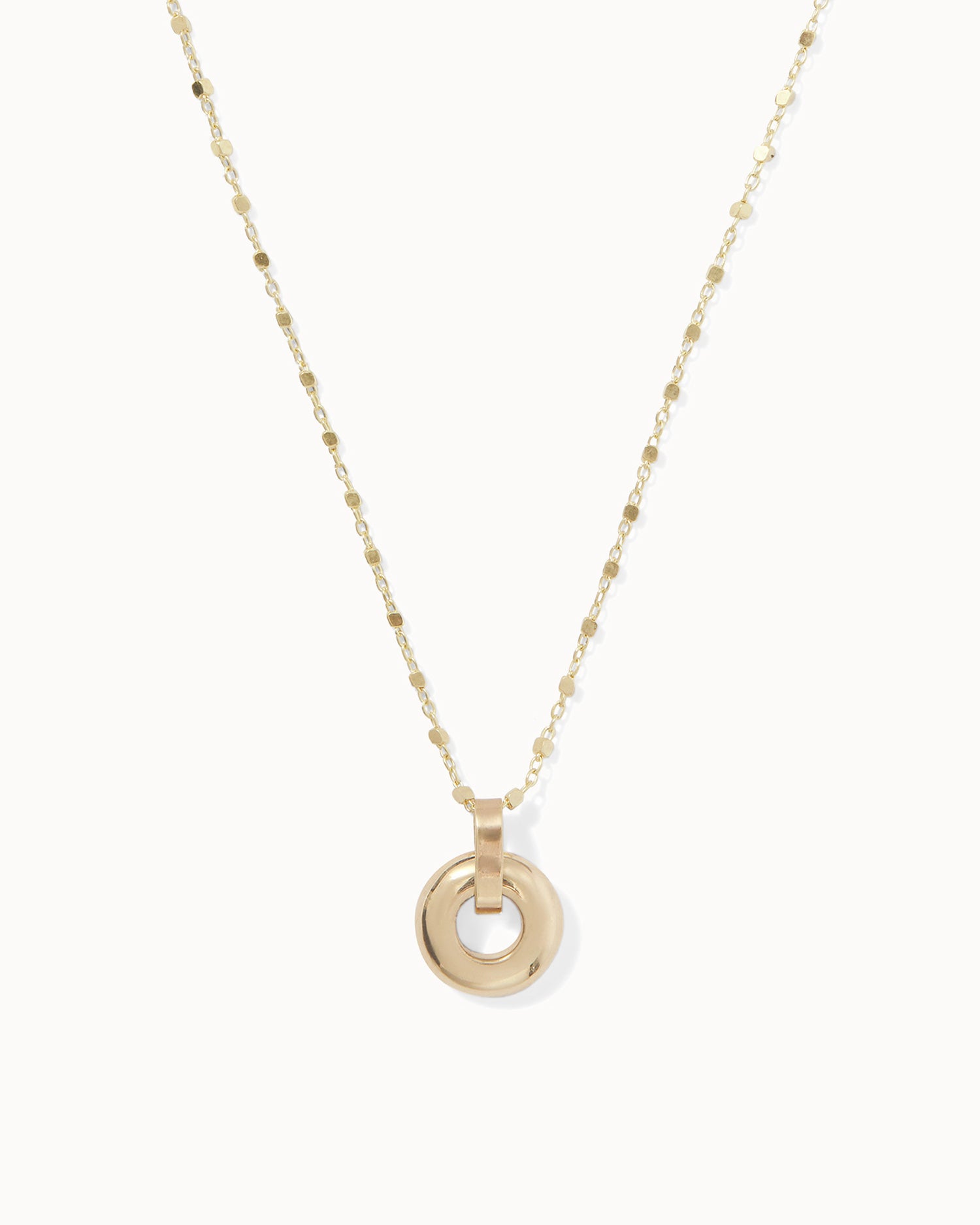 Doughnut Charm Necklace