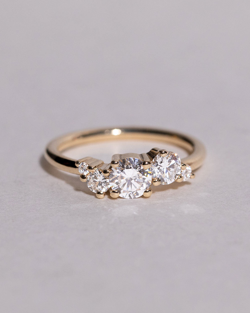 Lab Grown 0.5ct Diamond Cluster Ring