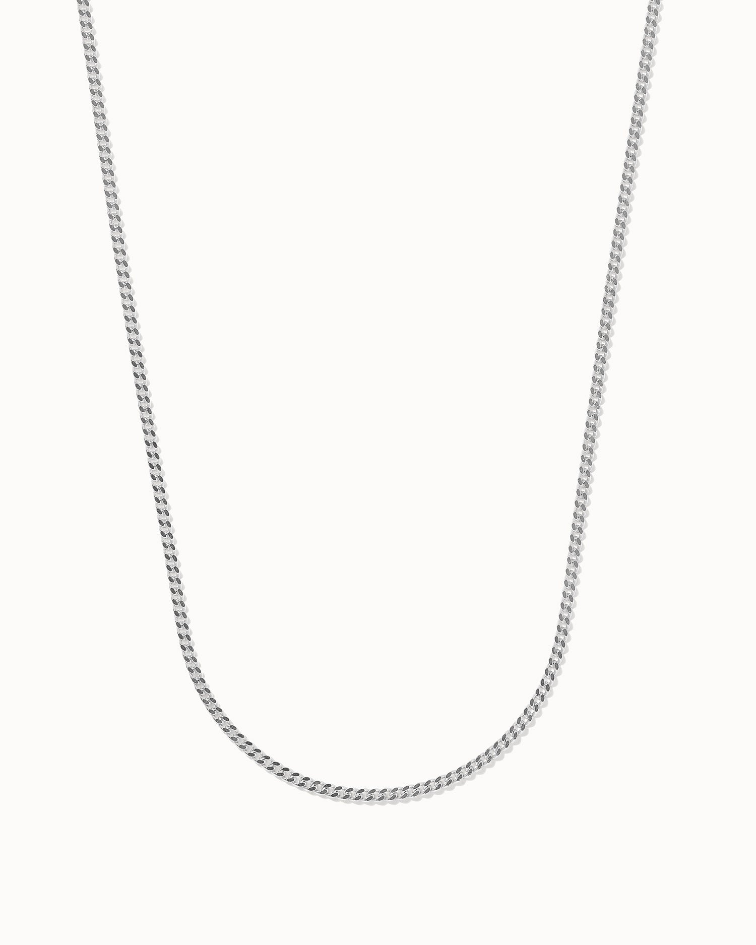 Fine Curb Chain Necklace
