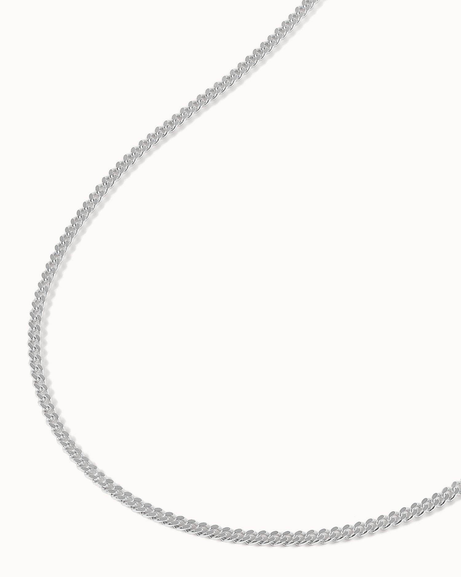 Fine Curb Chain Necklace