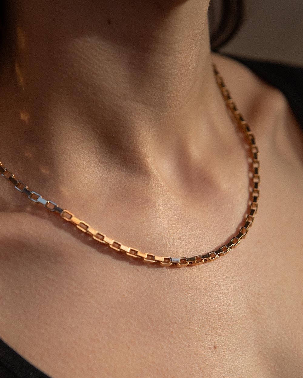 Heavy Box Chain Necklace