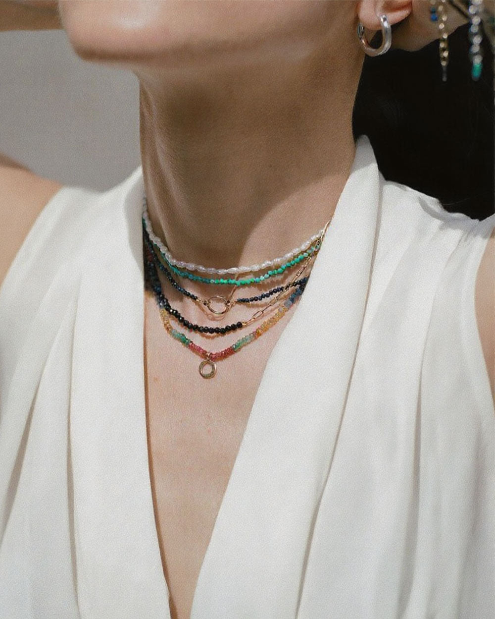 Hydra Pearl Beaded Necklace