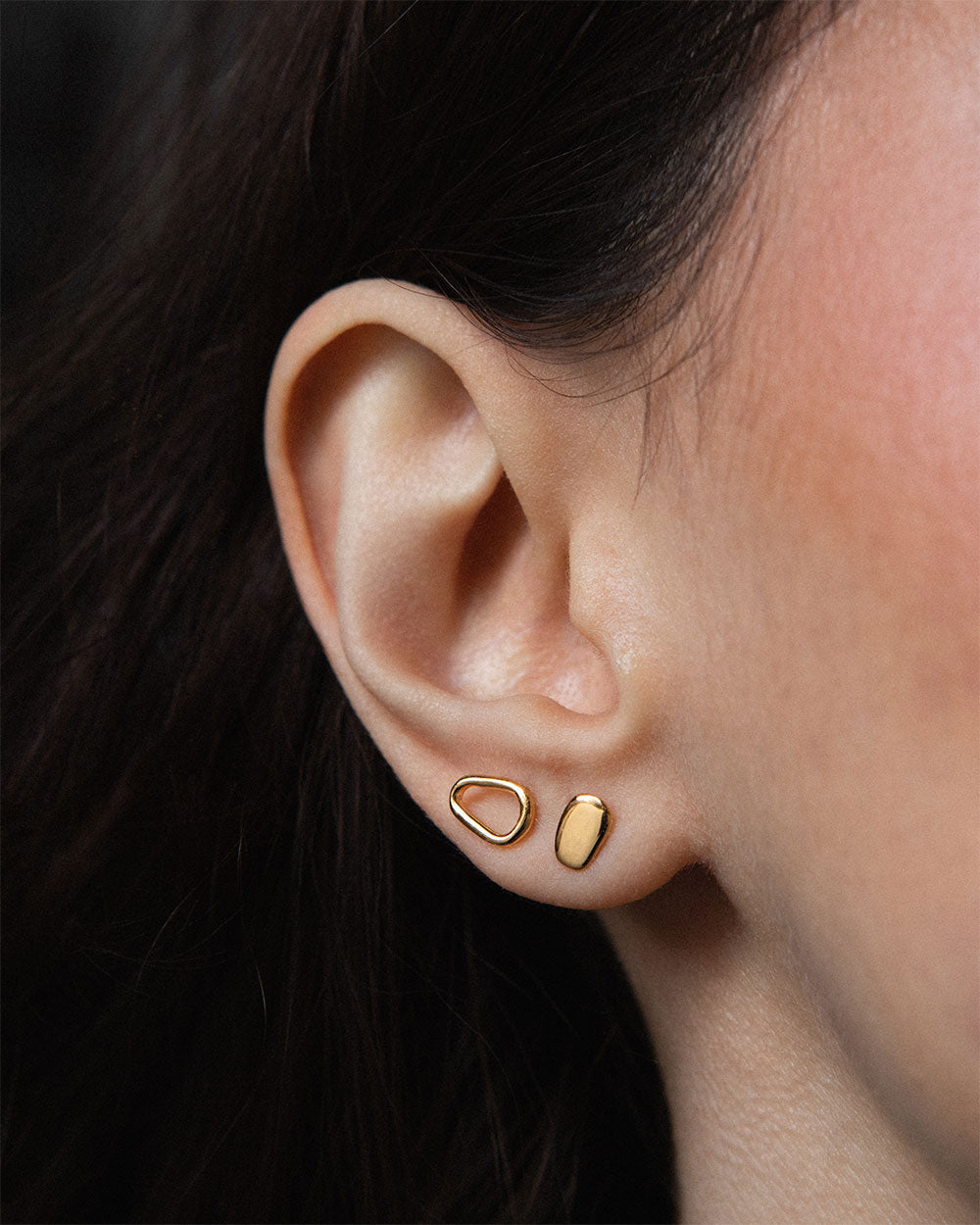 Lava Puddle Single Stud Earring