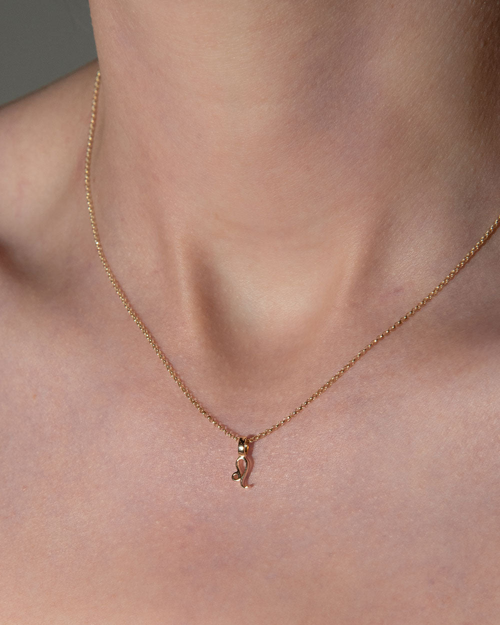 Leo Zodiac Charm Necklace