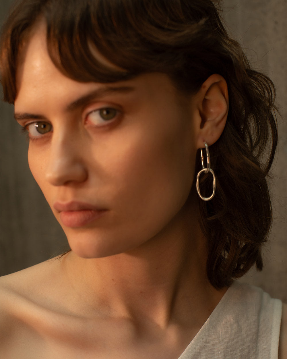 Molten Link Earrings