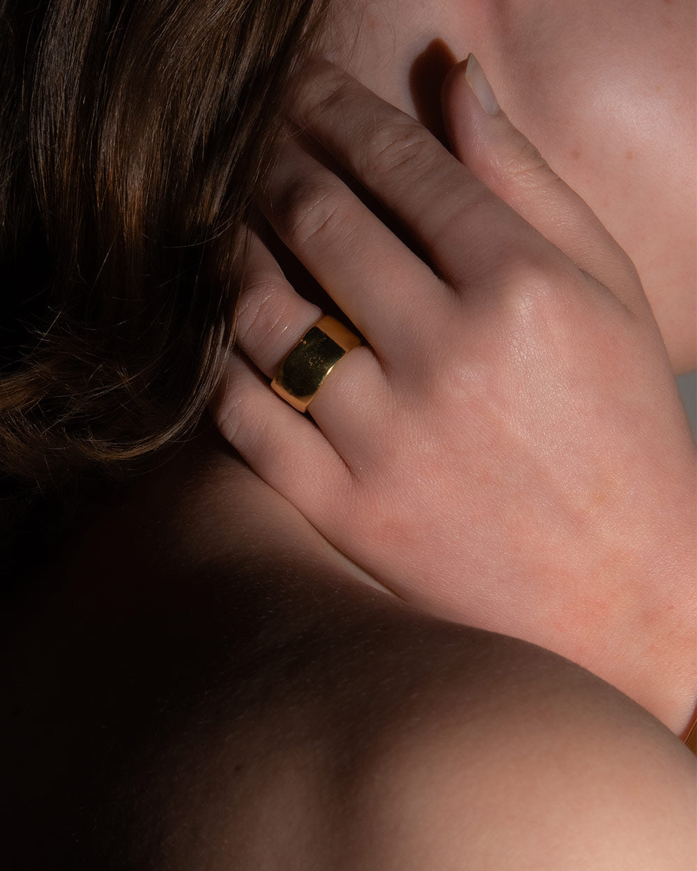 MM STUDIO Molten Wide Band Ring