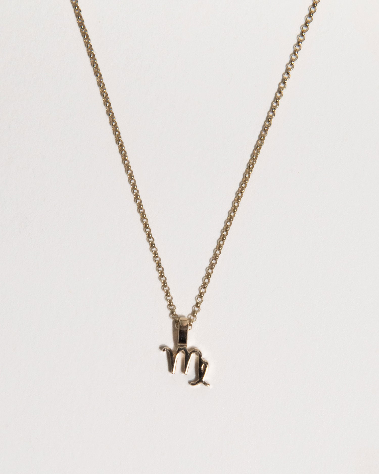 Virgo Zodiac Charm Necklace