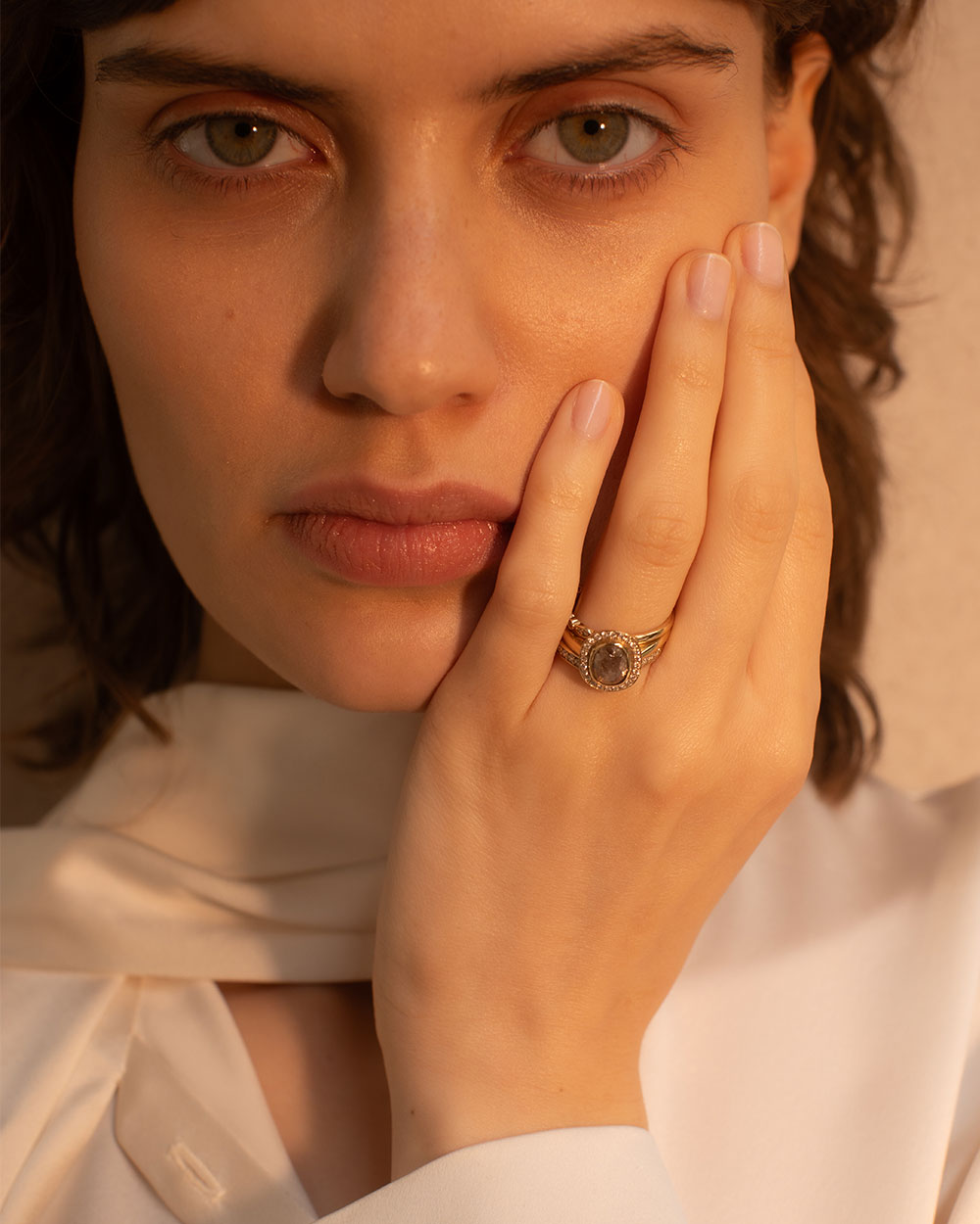 Nieve 1.2ct Grey Diamond Ring