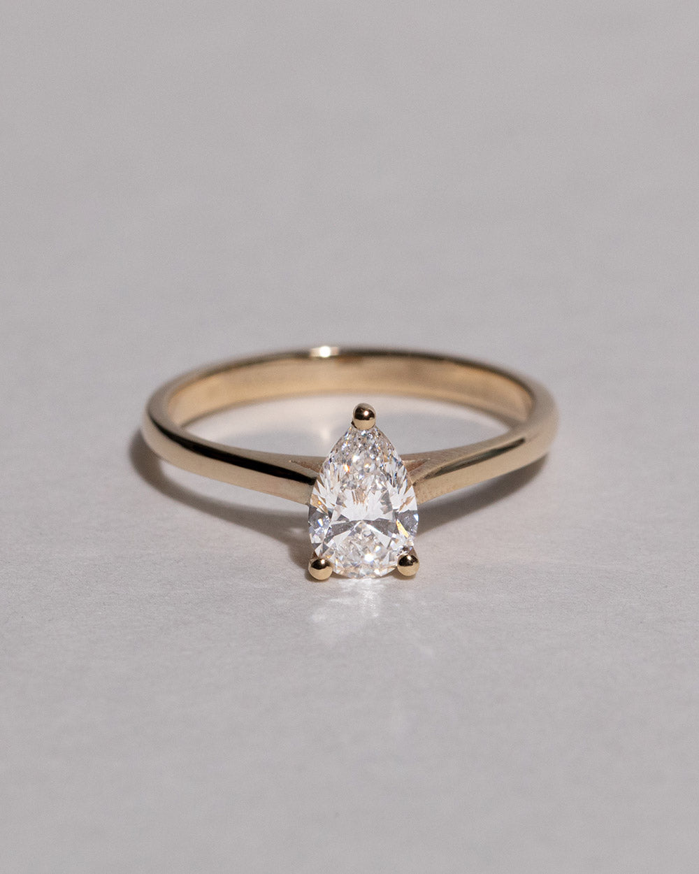 Pear Cut 0.71ct Lab Grown Diamond Ring