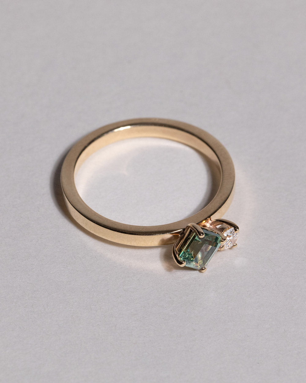 Jodie 0.69ct Green Sapphire Ring