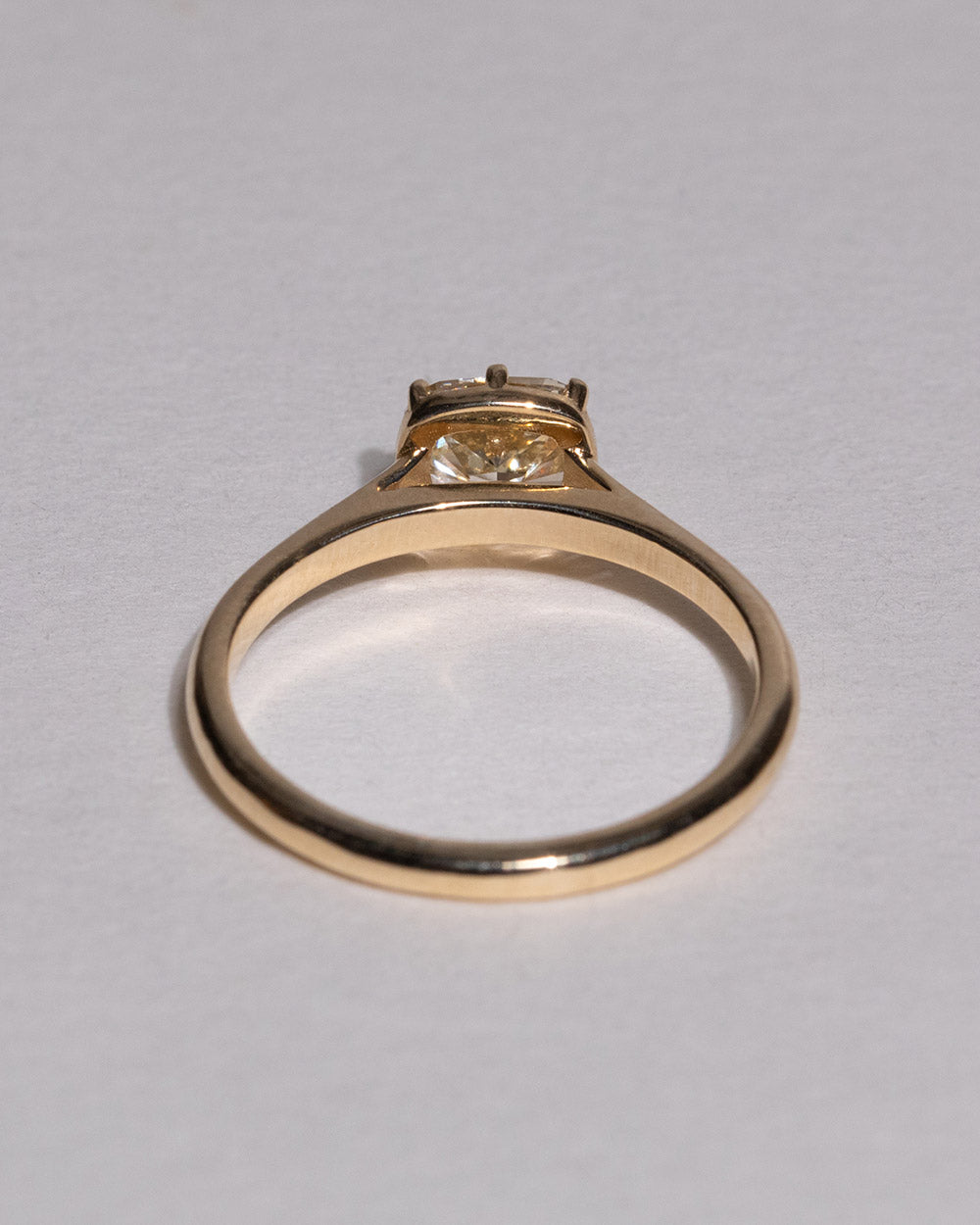 Lucia 1ct Lab Grown Yellow Diamond Ring