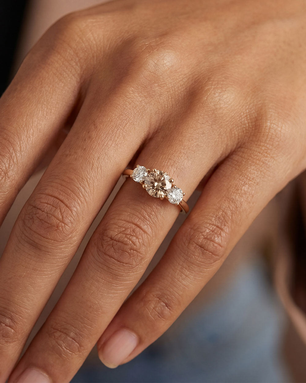 Noel 1.02ct Champagne Diamond Ring