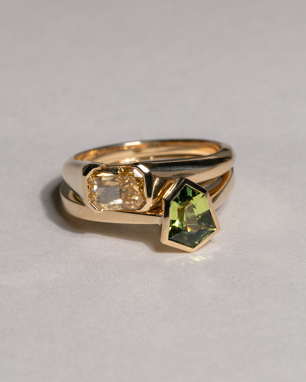 Paniz 1ct Yellow Diamond Ring