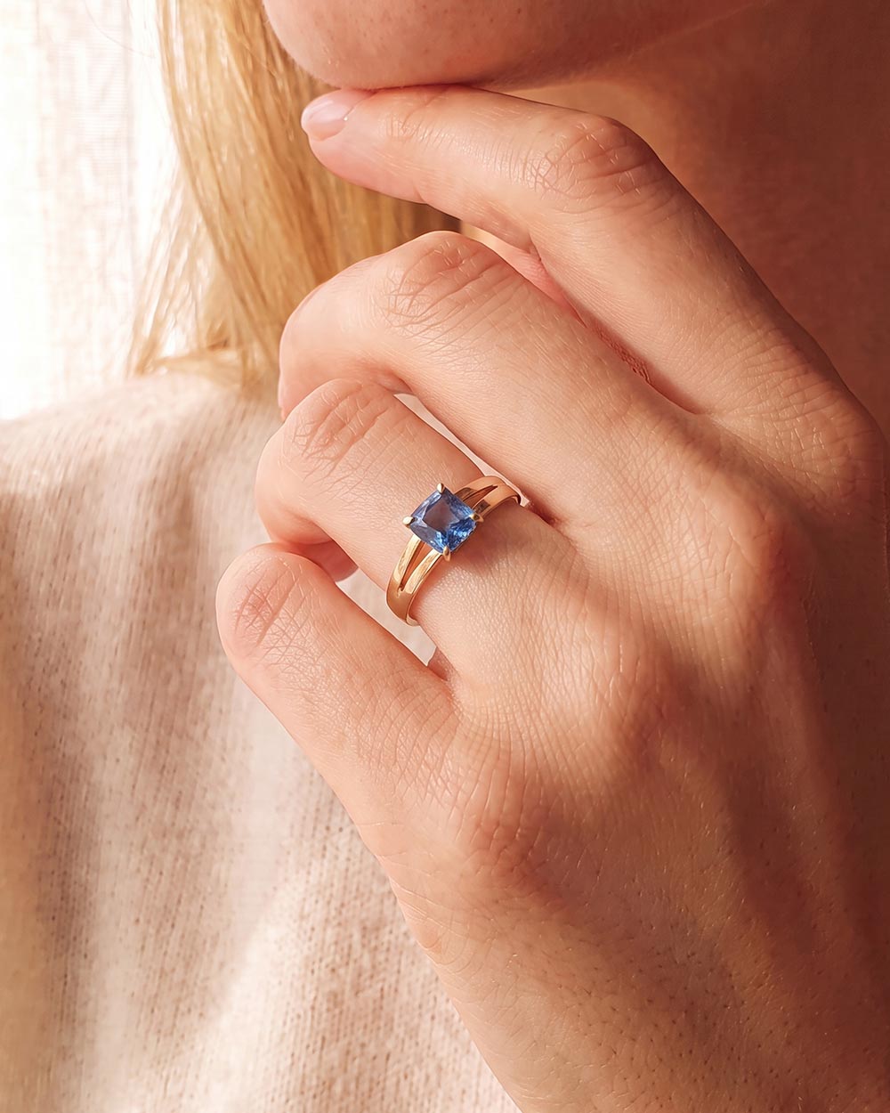 Sadie 1.11ct Sapphire Ring