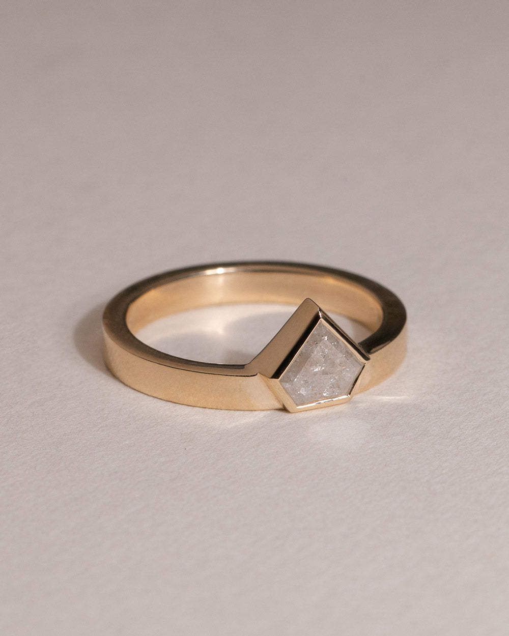 Stella 0.59ct Salt & Pepper Diamond Ring
