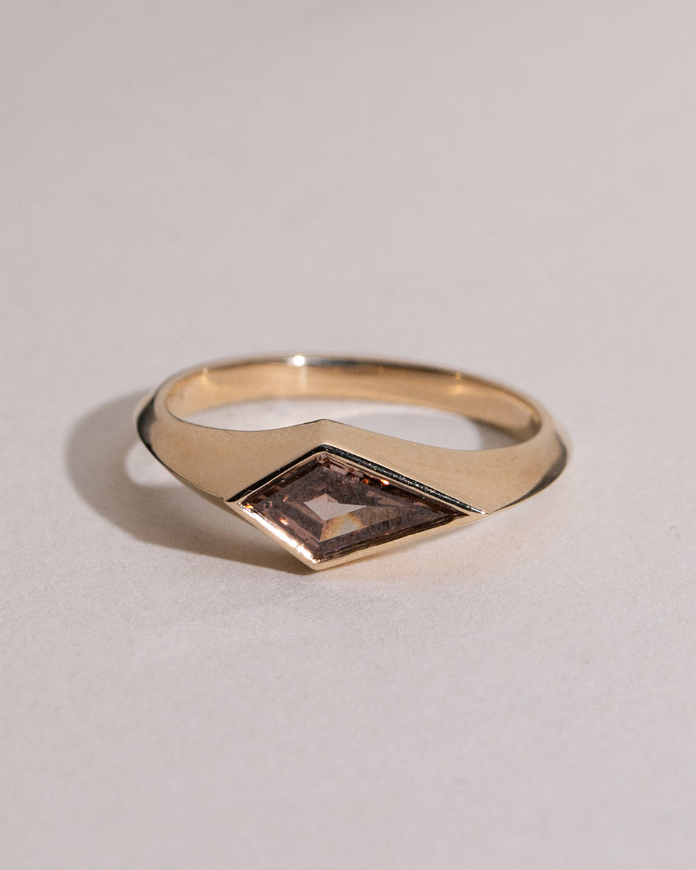 Vesper 0.56ct Lab Grown Brown Diamond Ring