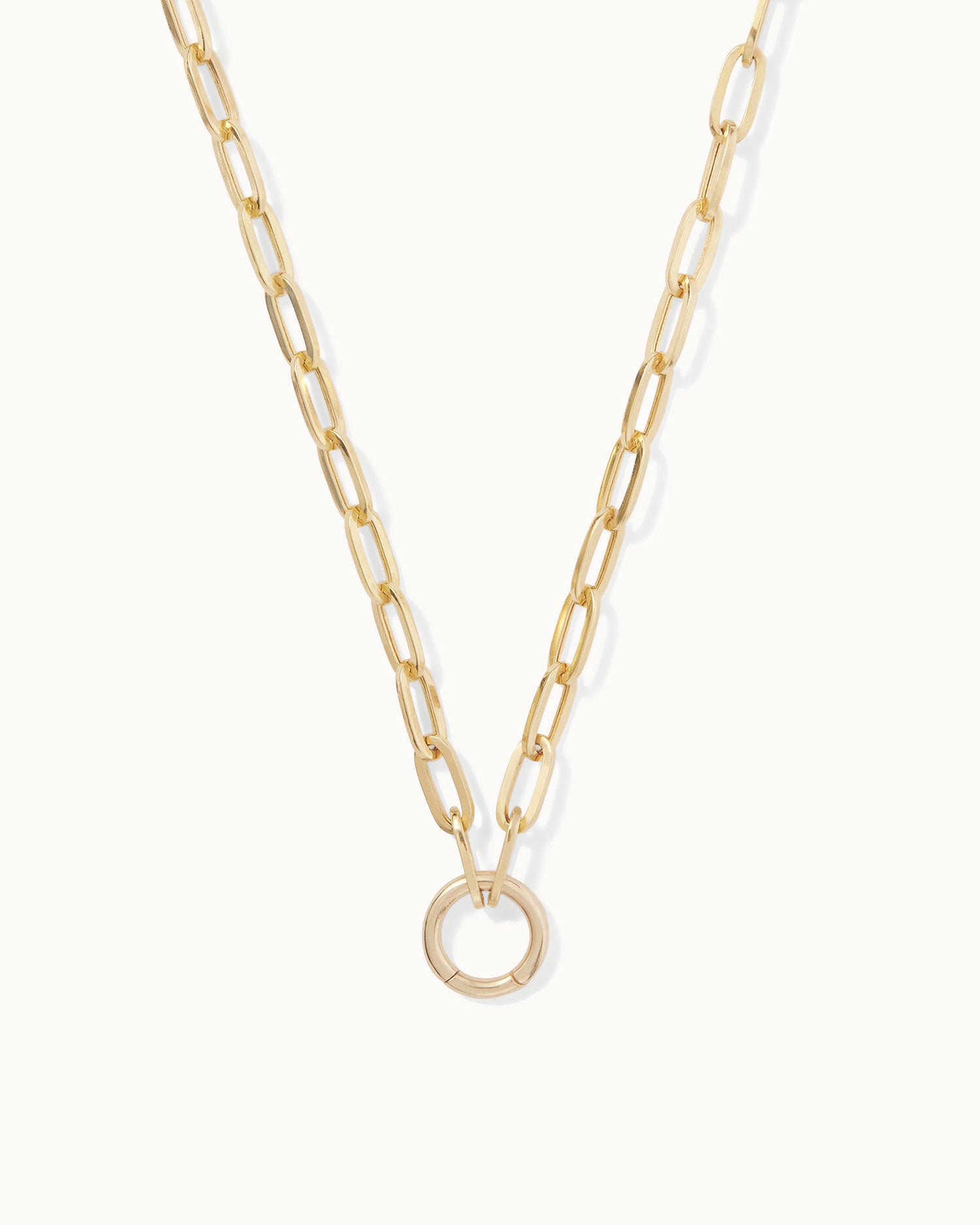 Paper Chain Charm Necklace