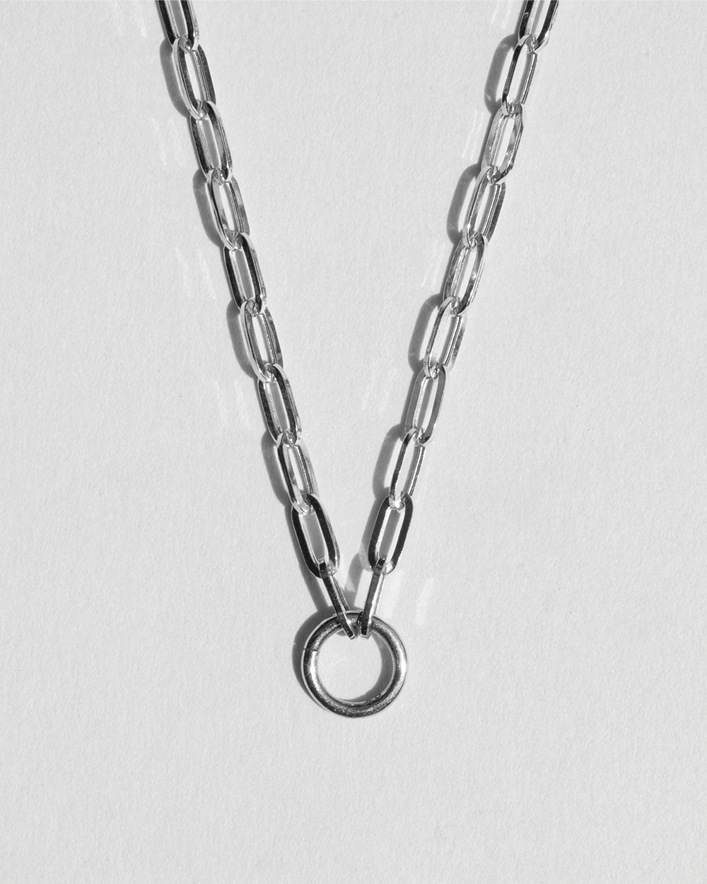Paper Chain Charm Necklace